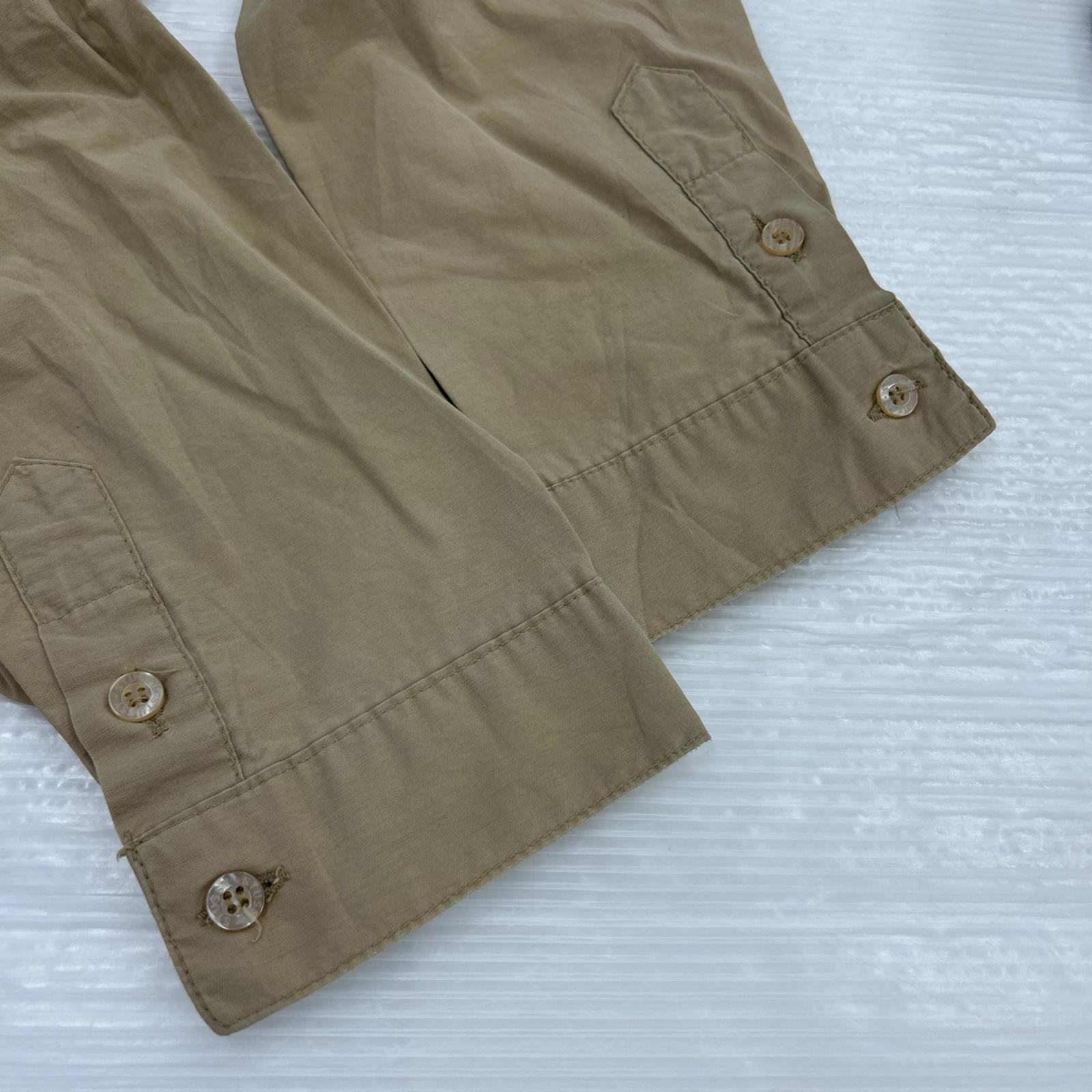 長袖シャツ ﾍﾞｰｼﾞｭ M ベージュ