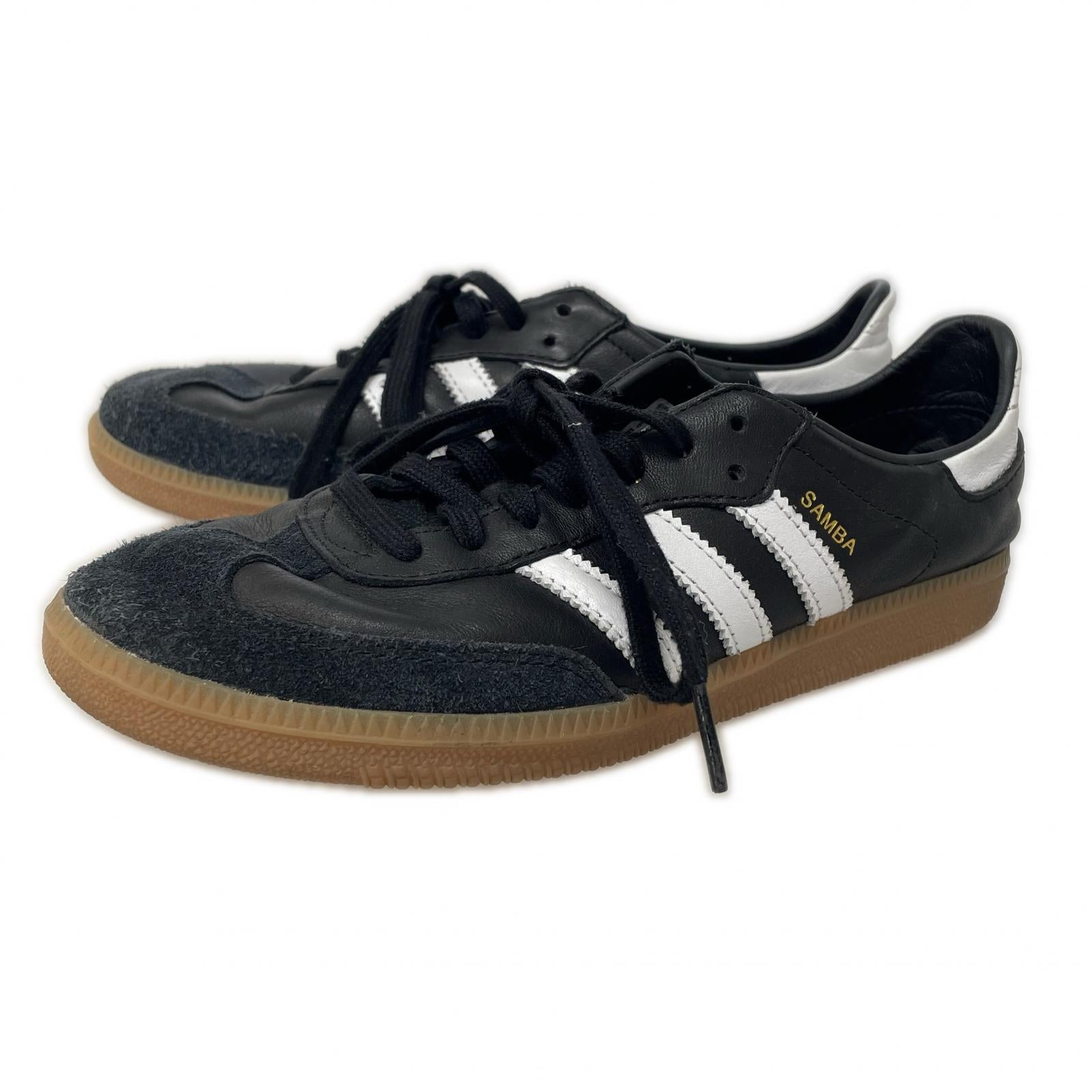 スニーカー SAMBA DECON 24.0cm 24cm (US6 UK5 1/2 EU38) ブラック