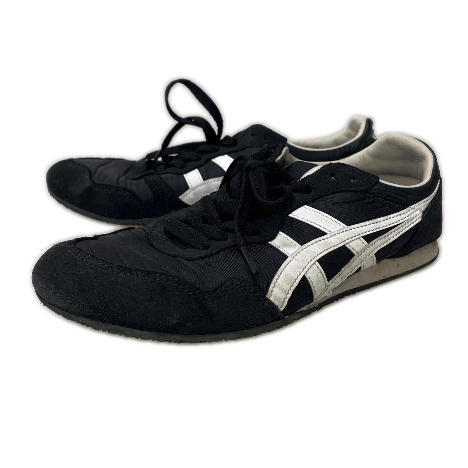 スニーカー ONITSUKA TIGER SERRANO 1183B400-001 ﾌﾞﾗｯｸ (27) 27cm (US9 UK8 1/2 EU44) ブラック