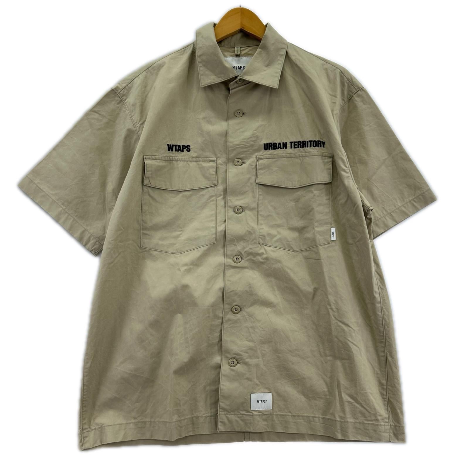 半袖シャツ 22SS BUDS SS COTTON TWILL SHIRT ﾍﾞｰｼﾞｭ 2