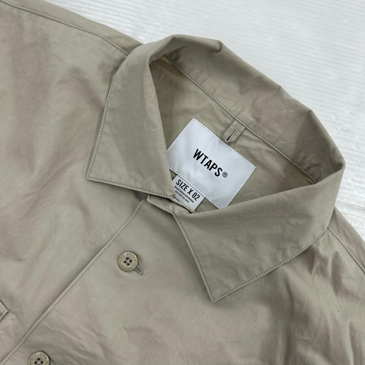 半袖シャツ 22SS BUDS SS COTTON TWILL SHIRT ﾍﾞｰｼﾞｭ 2