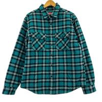 長袖シャツ Arc Logo Quilted Flannei Shirt 緑 (S) S