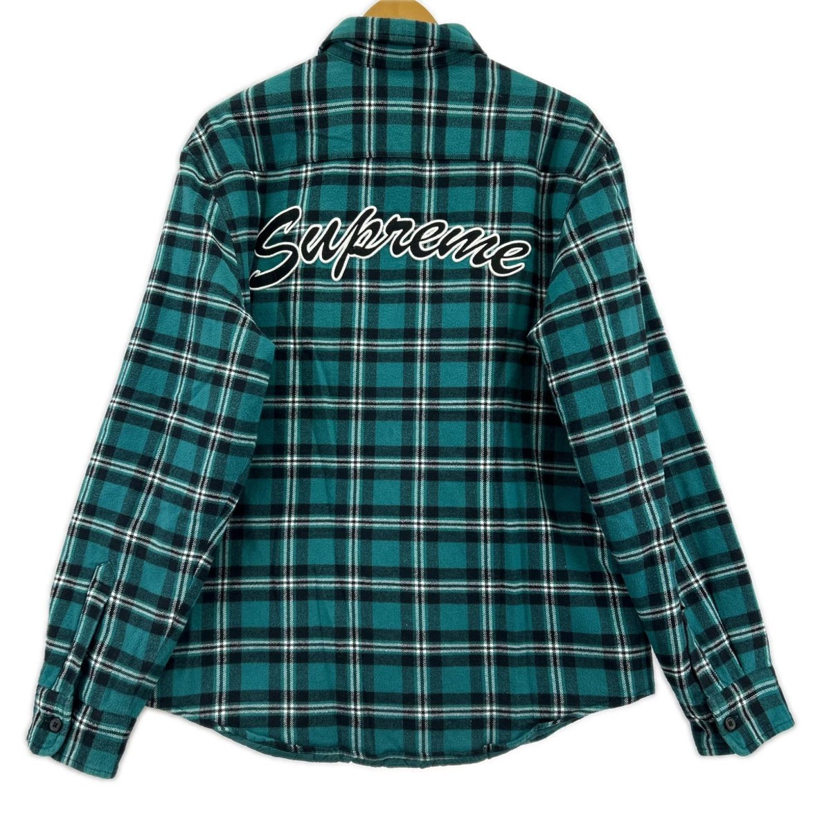 長袖シャツ Arc Logo Quilted Flannei Shirt 緑 (S) S