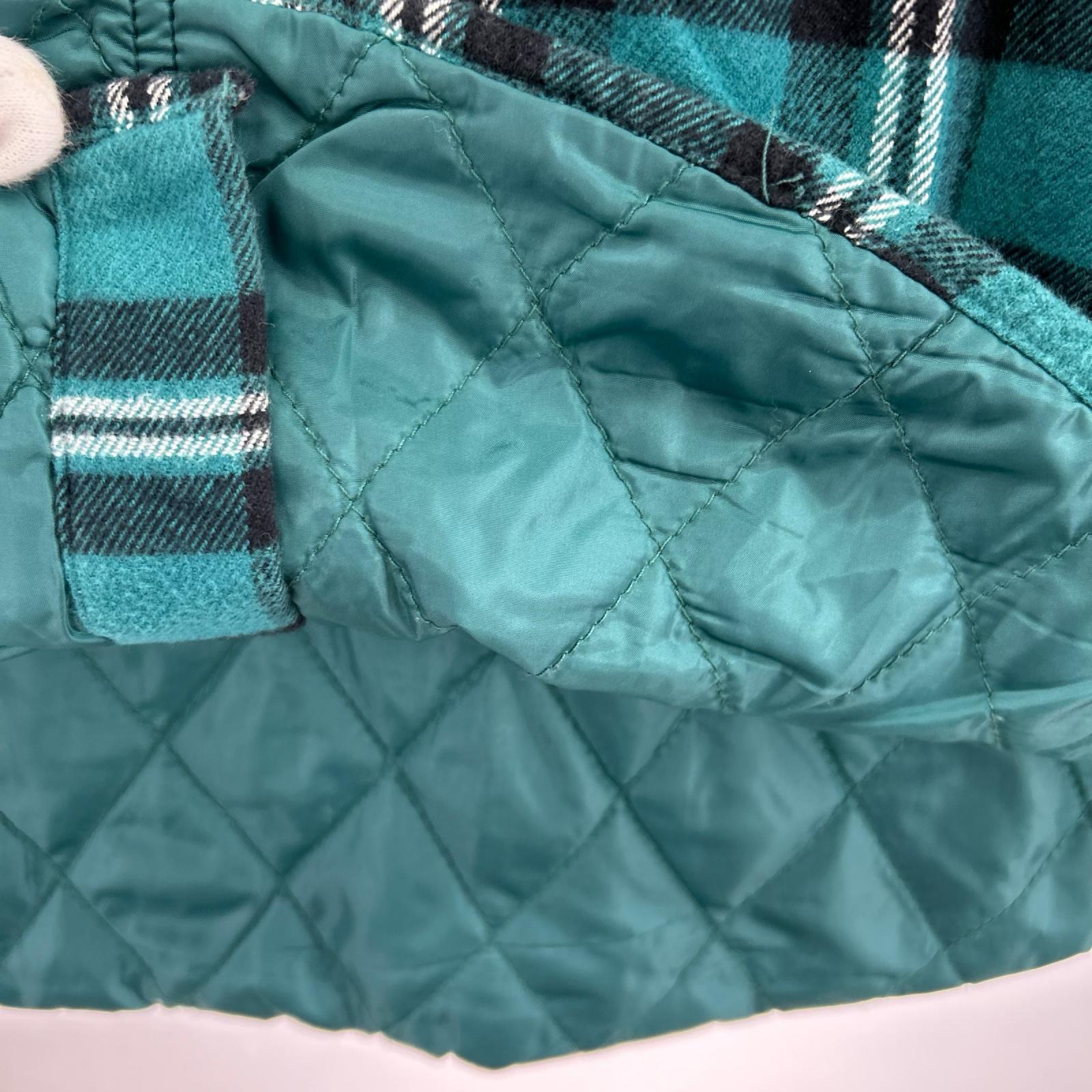 長袖シャツ Arc Logo Quilted Flannei Shirt 緑 (S) S
