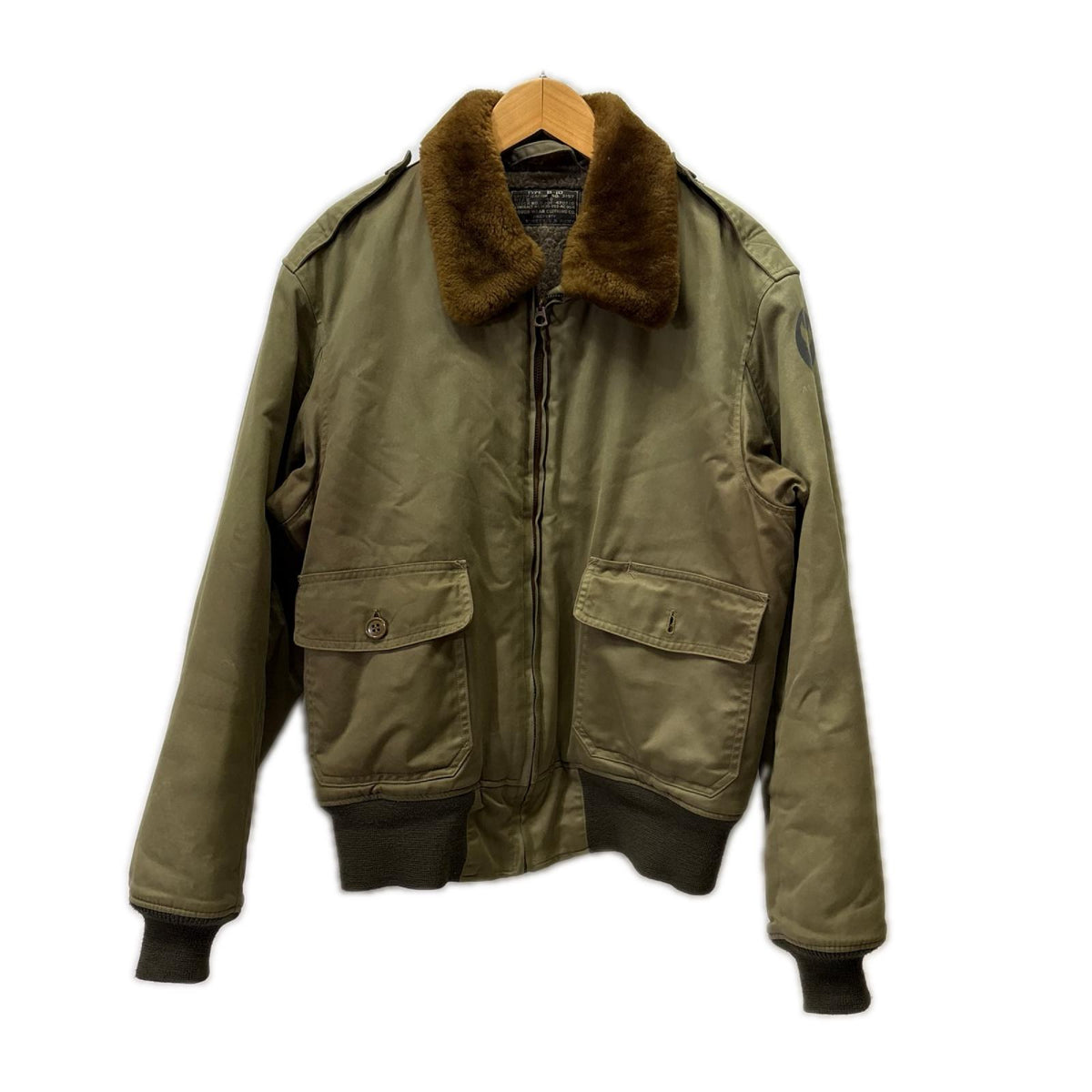 ジャケット TYPE B-10 ROUGH WEAR社 実名復刻 緑 (40) 40 カーキ