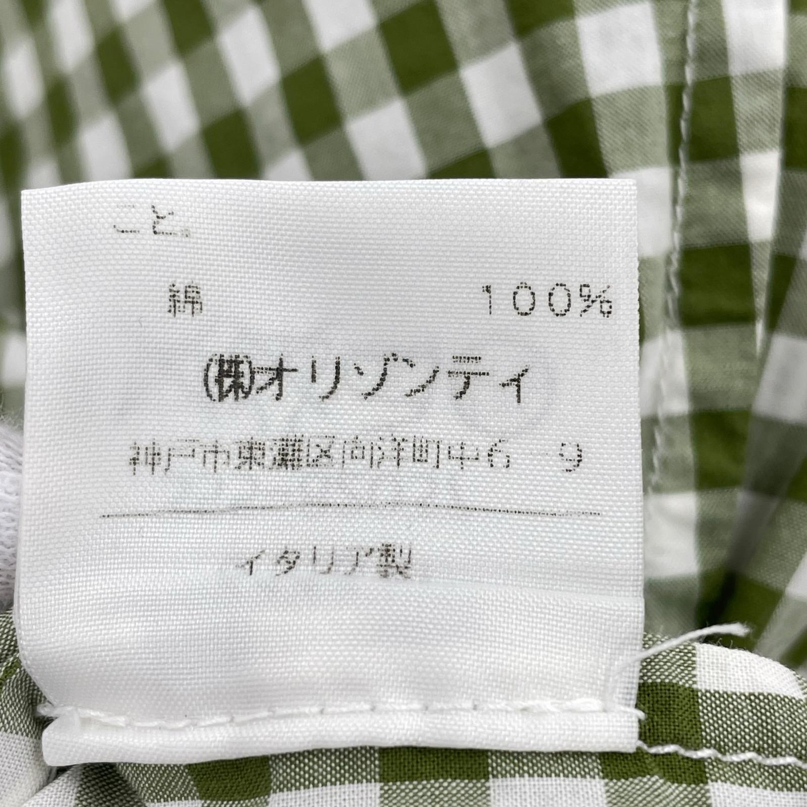 半袖シャツ Vivienne Westwood OLD ｷﾞﾝｶﾞﾑﾁｪｯｸｼｬﾂ 緑 1 グリーン