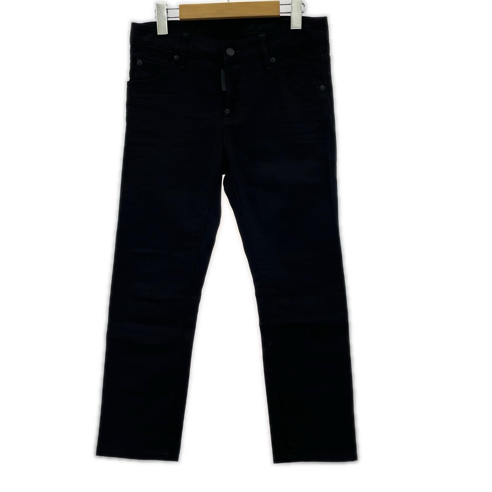 デニムパンツ DSQUARED2 ﾃﾞﾆﾑﾊﾟﾝﾂ S75LB0001 黒 (36) 36 ブラック