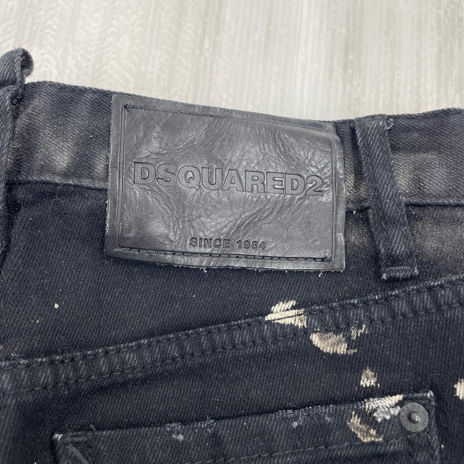 デニムパンツ DSQUARED2 CELANA JEANS S72LA0932 黒 (36) 36 ブラック