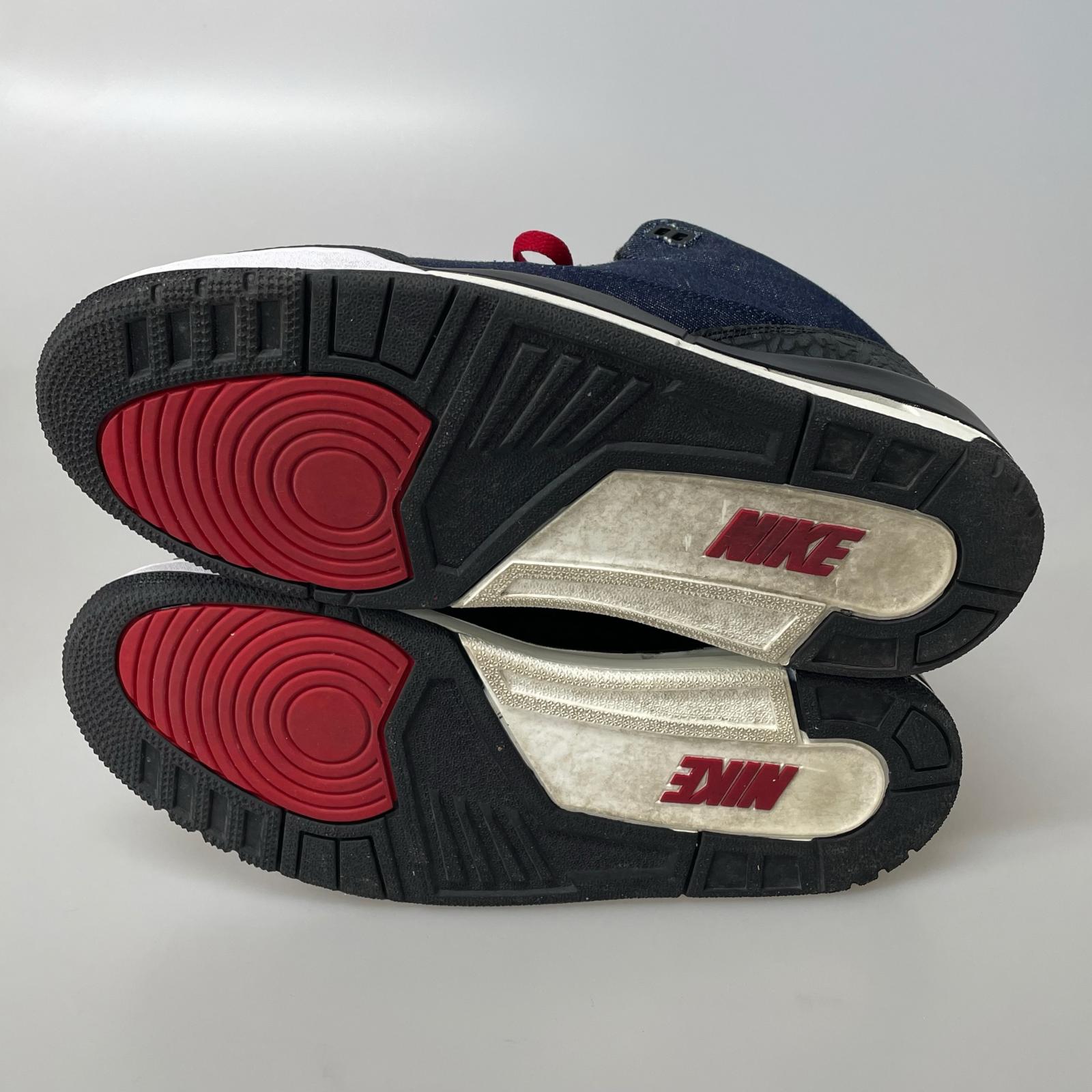スニーカー ×Levi’s Air Jordan 3 Retro SP Indigo 28cm (US10 UK9 1/2 EU46) ネイビー