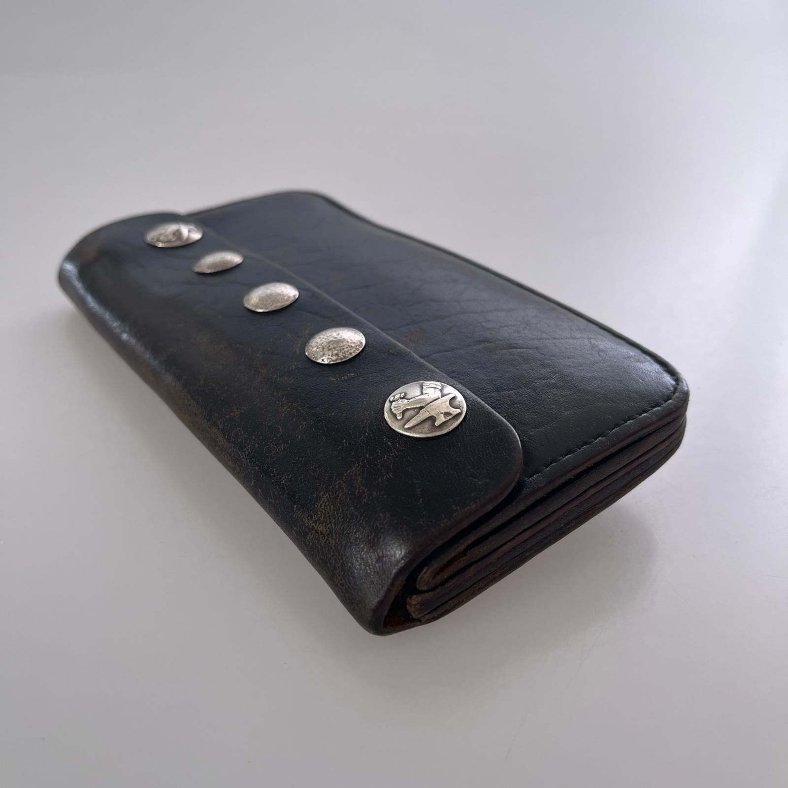 長財布 lynch silversmith 財布 ブラック