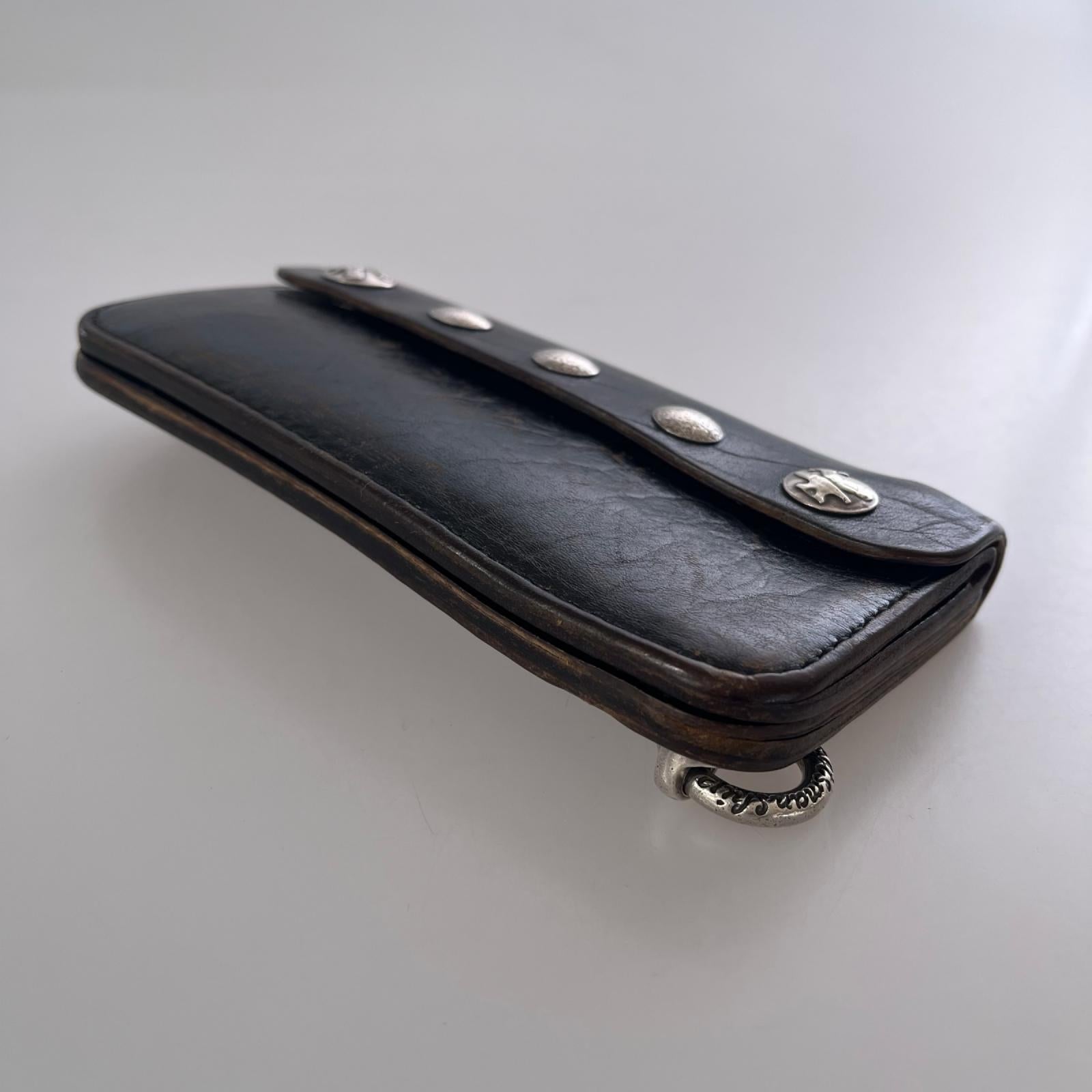 長財布 lynch silversmith 財布 ブラック