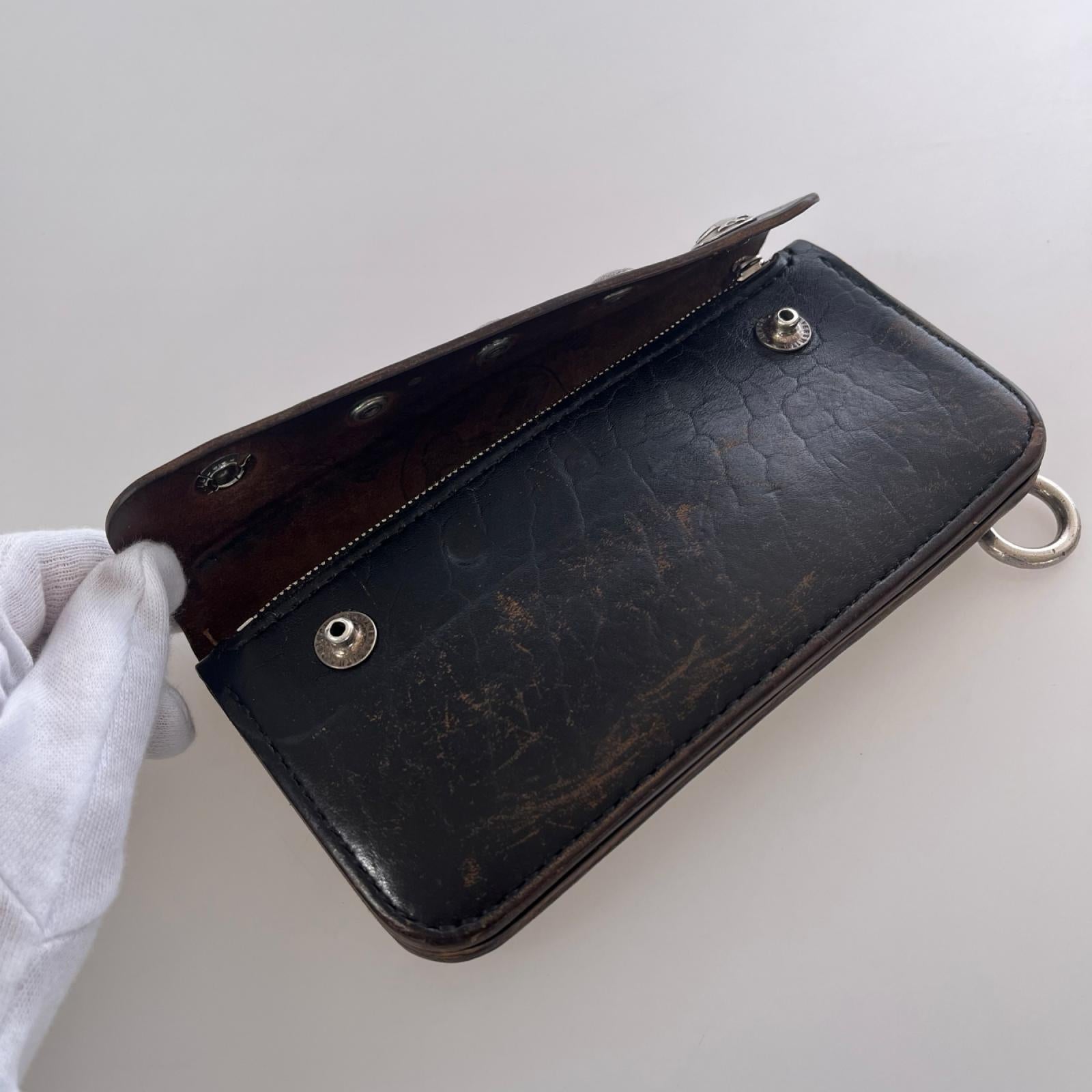 長財布 lynch silversmith 財布 ブラック