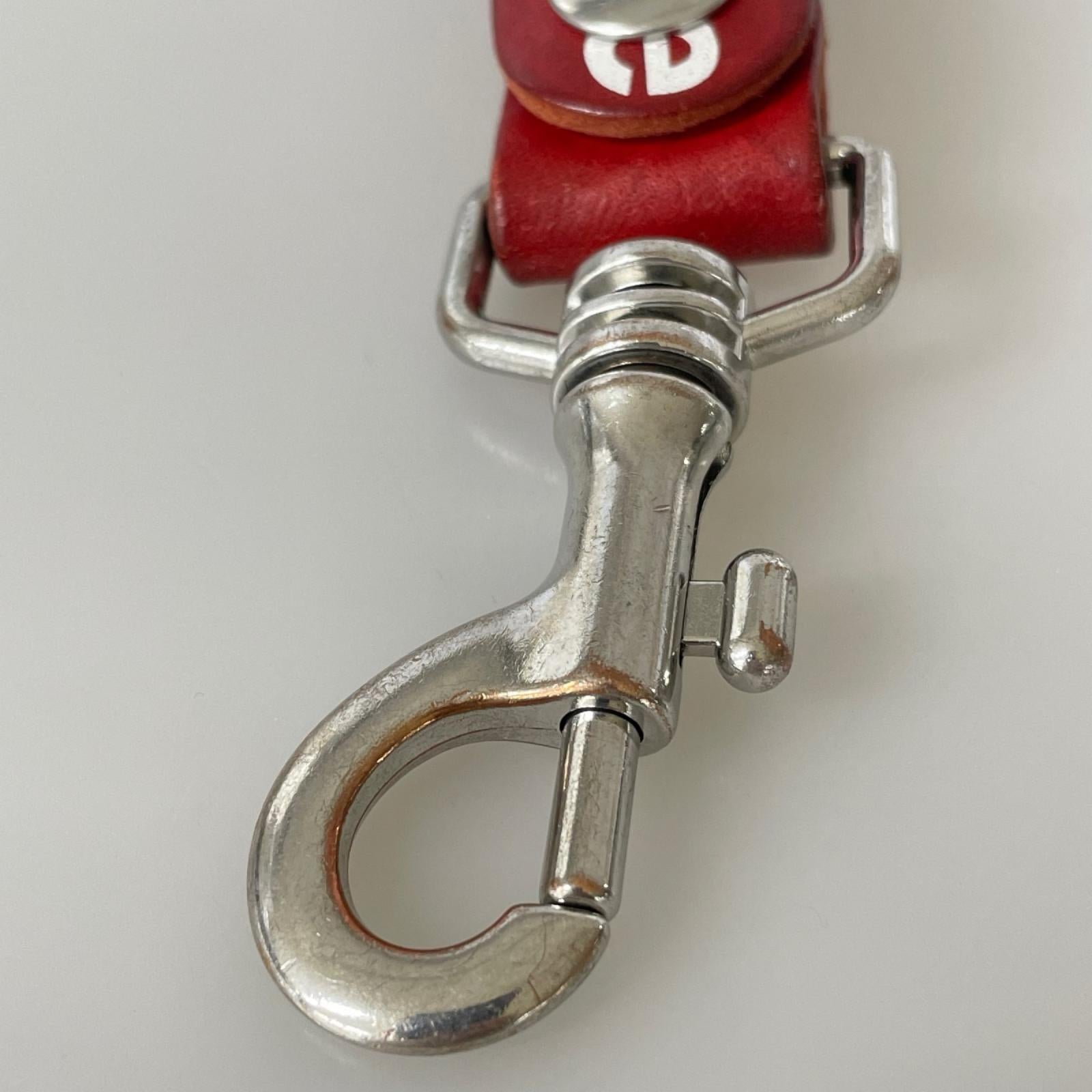ウォレットチェーン Supreme 21SS Leather Key loop ﾌﾞﾗｯｸ レッド