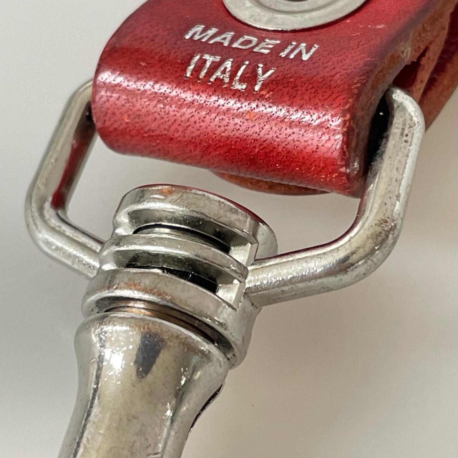 ウォレットチェーン Supreme 21SS Leather Key loop ﾌﾞﾗｯｸ レッド