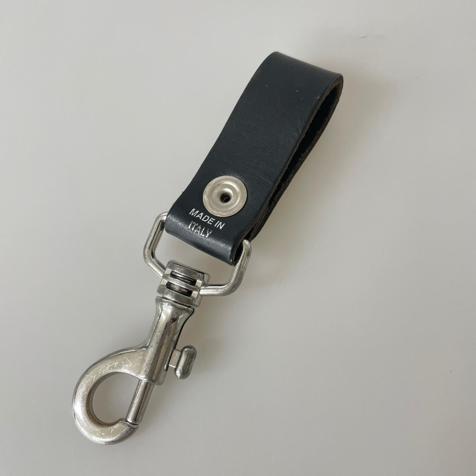 ウォレットチェーン Supreme 21SS Leather Key loop ﾚｯﾄﾞ ブラック