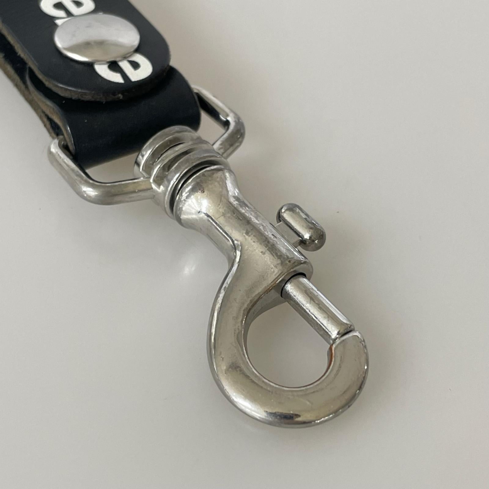 ウォレットチェーン Supreme 21SS Leather Key loop ﾚｯﾄﾞ ブラック
