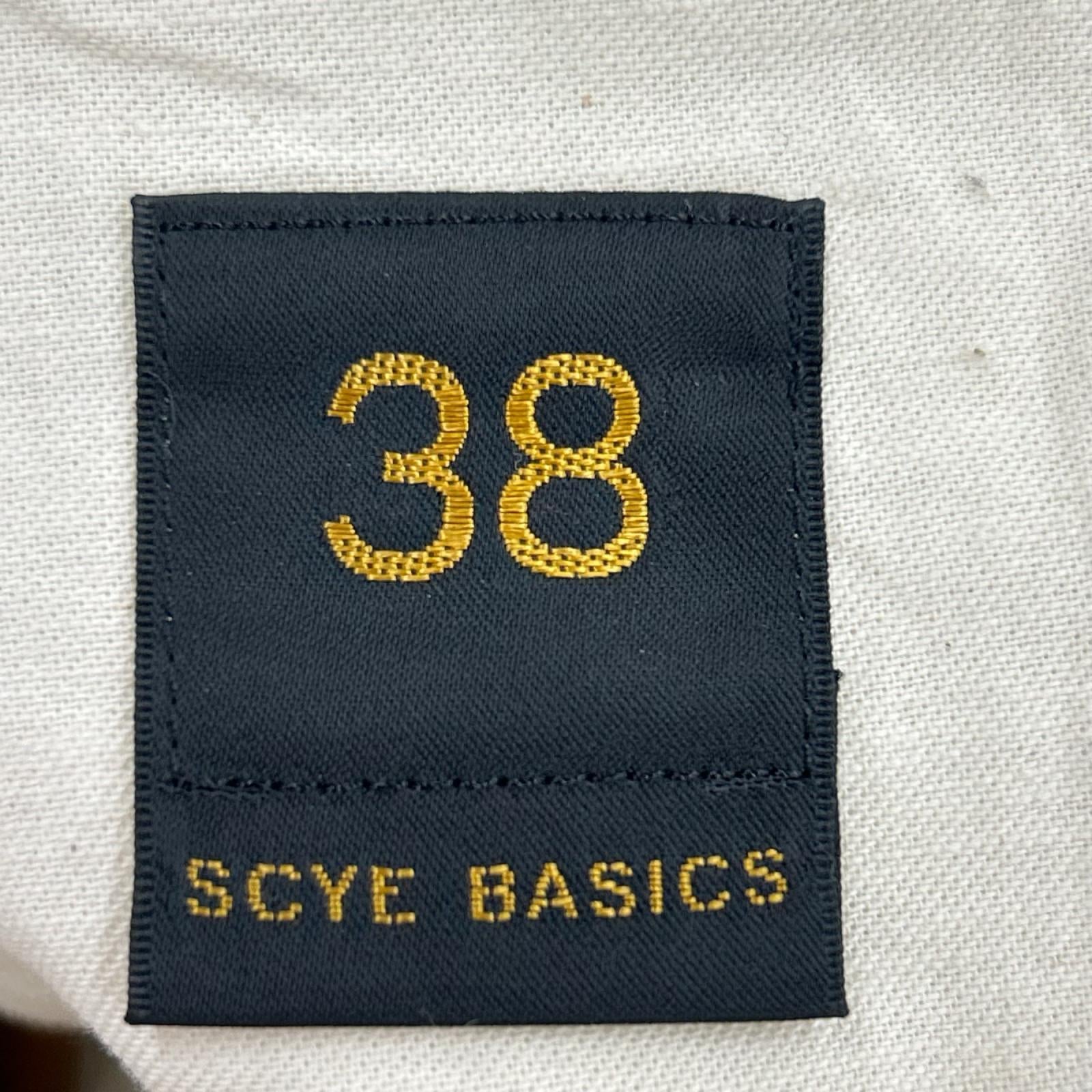 パンツ Scye San Joaquin Cotton Chino 2Pleated (38) 38 ブラウン