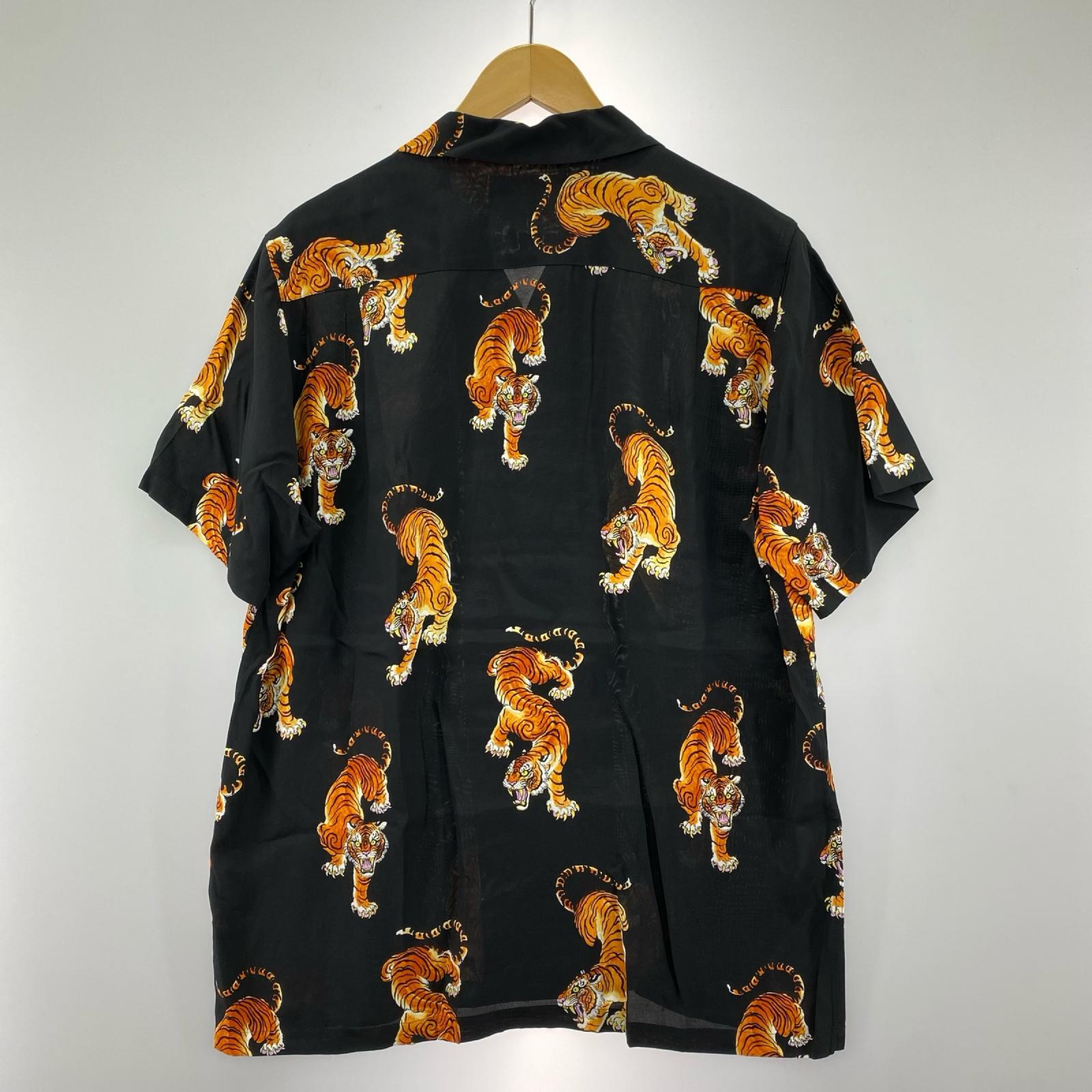 半袖シャツ TIM LEHI Hawaiian Shirt (M) M ブラック