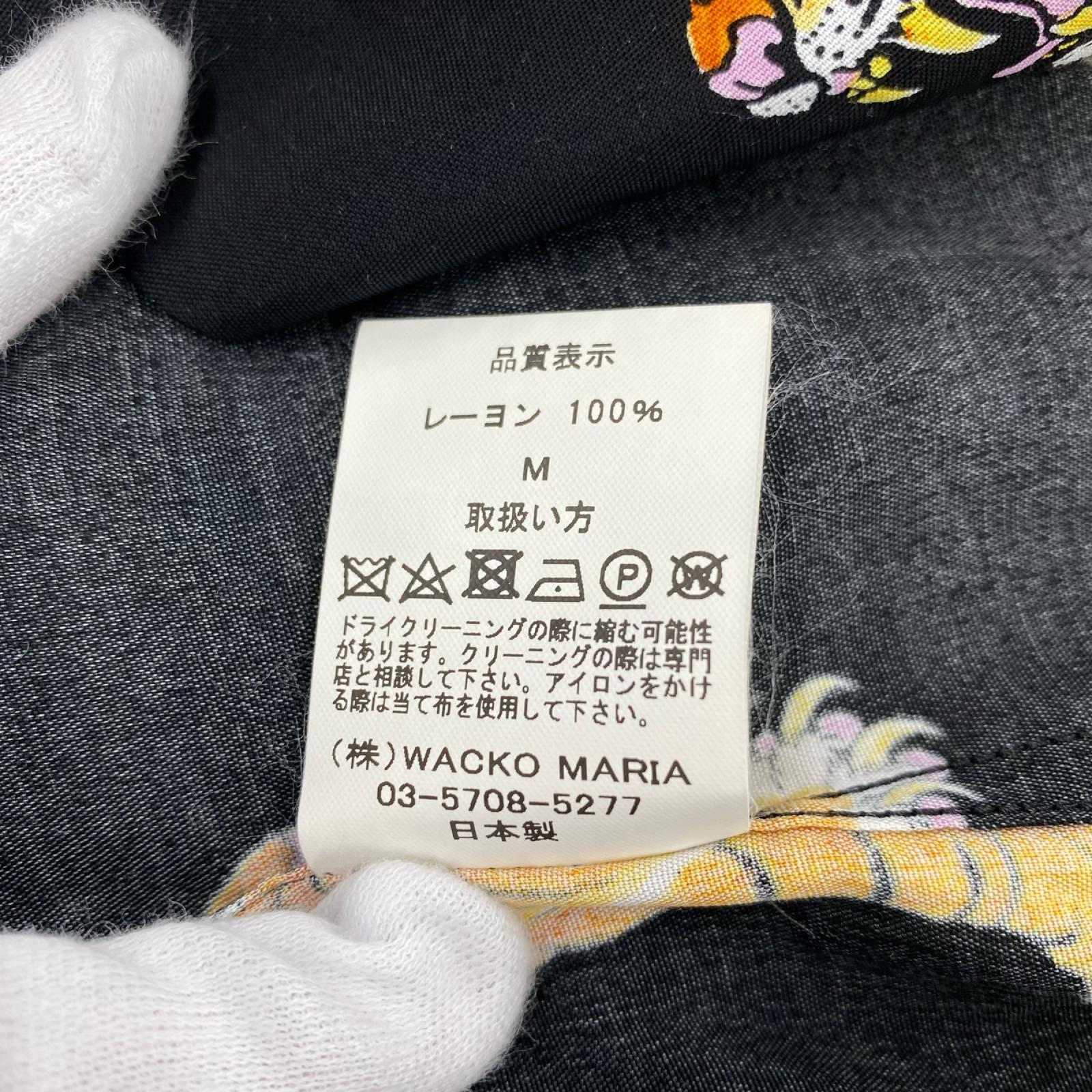 半袖シャツ TIM LEHI Hawaiian Shirt (M) M ブラック