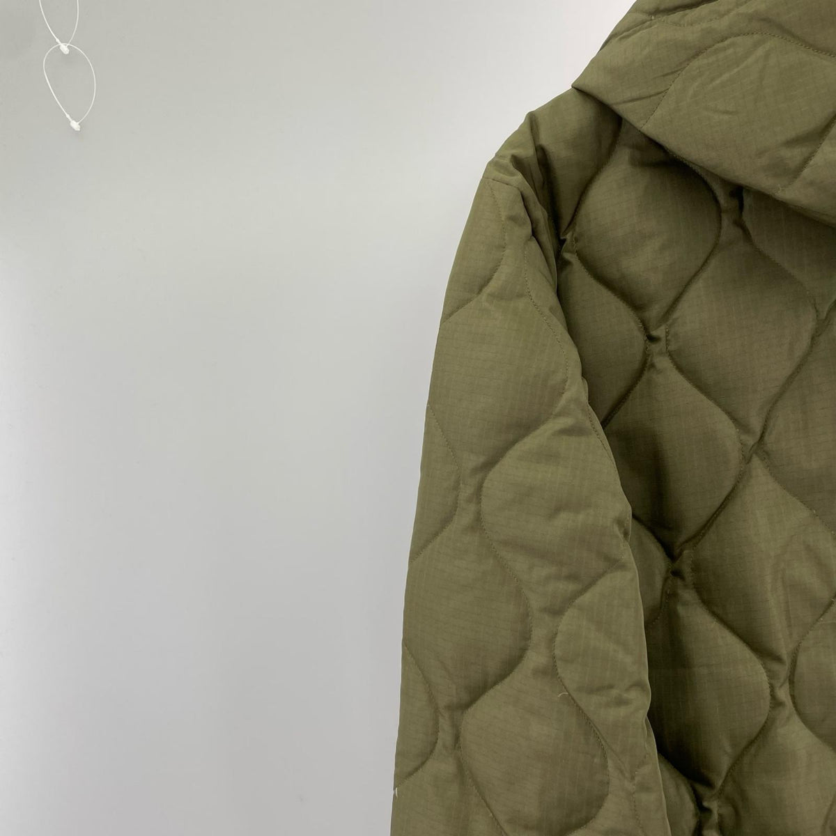 ダウンジャケット 106BML-LONG MILITARY HOOD DOWN COAT 緑 S