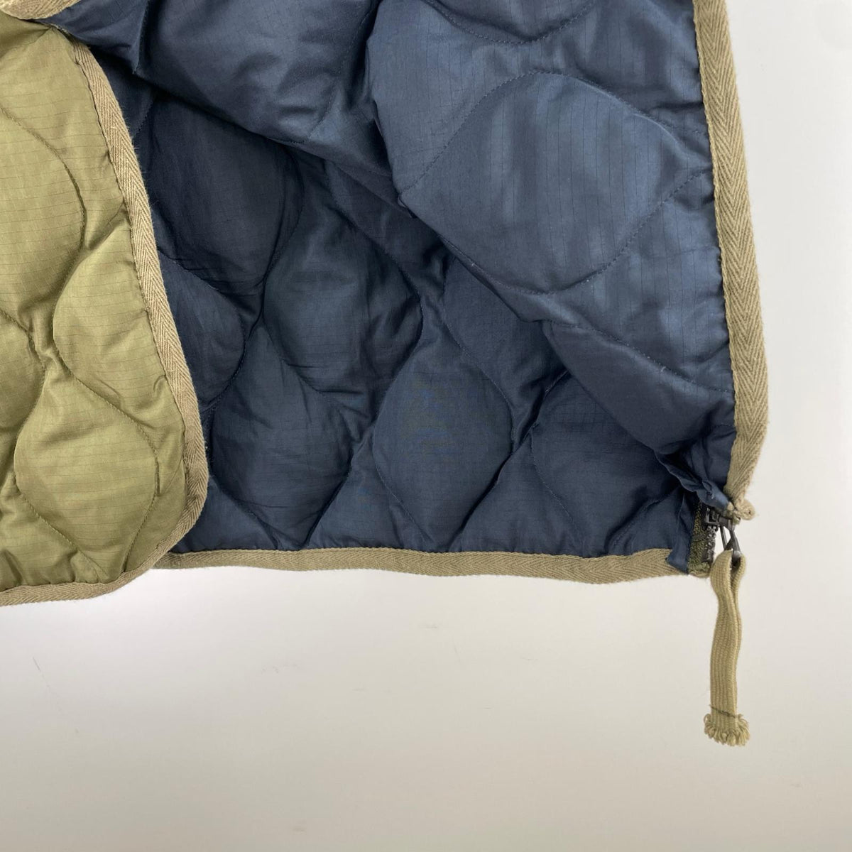 ダウンジャケット 106BML-LONG MILITARY HOOD DOWN COAT 緑 S