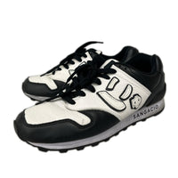スニーカー にゅーず white black (26.5)
