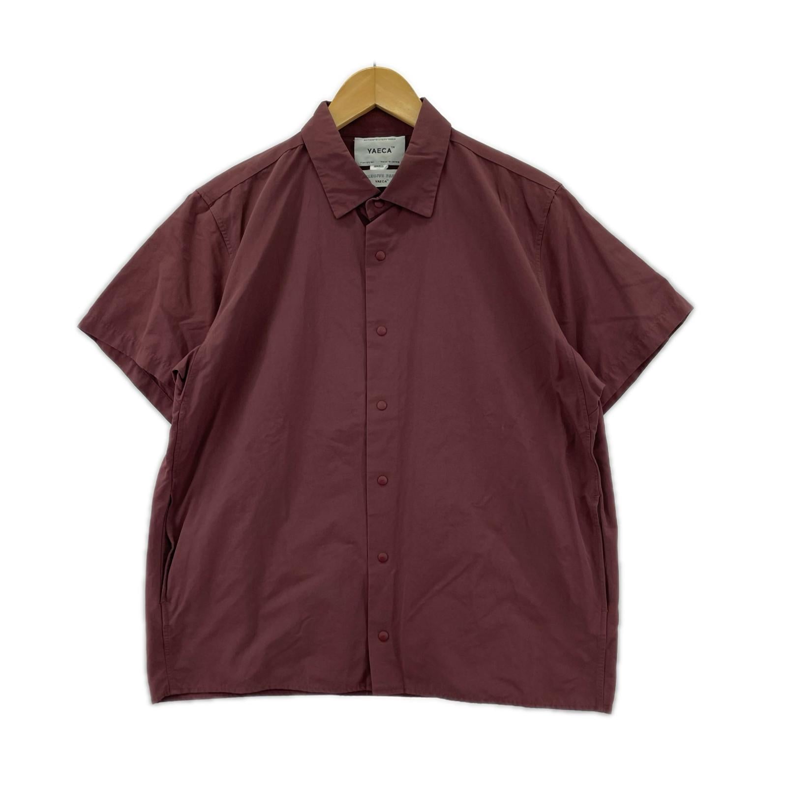 半袖シャツ 18SS COMFORT SHIRT RELAX SQUARE S/S (S) S ワインレッド