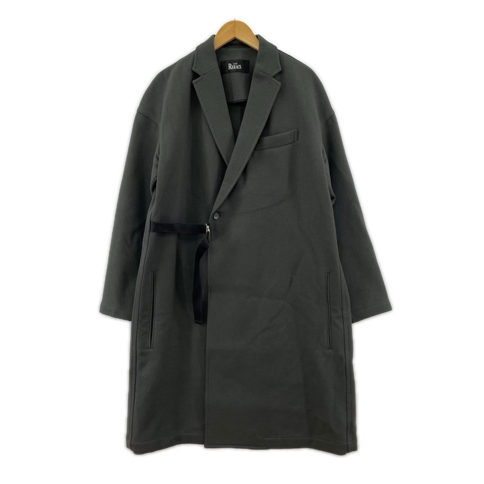 ジャケット 16FW LOOSE CHESTER FIELD COAT (46) 46 ブラック