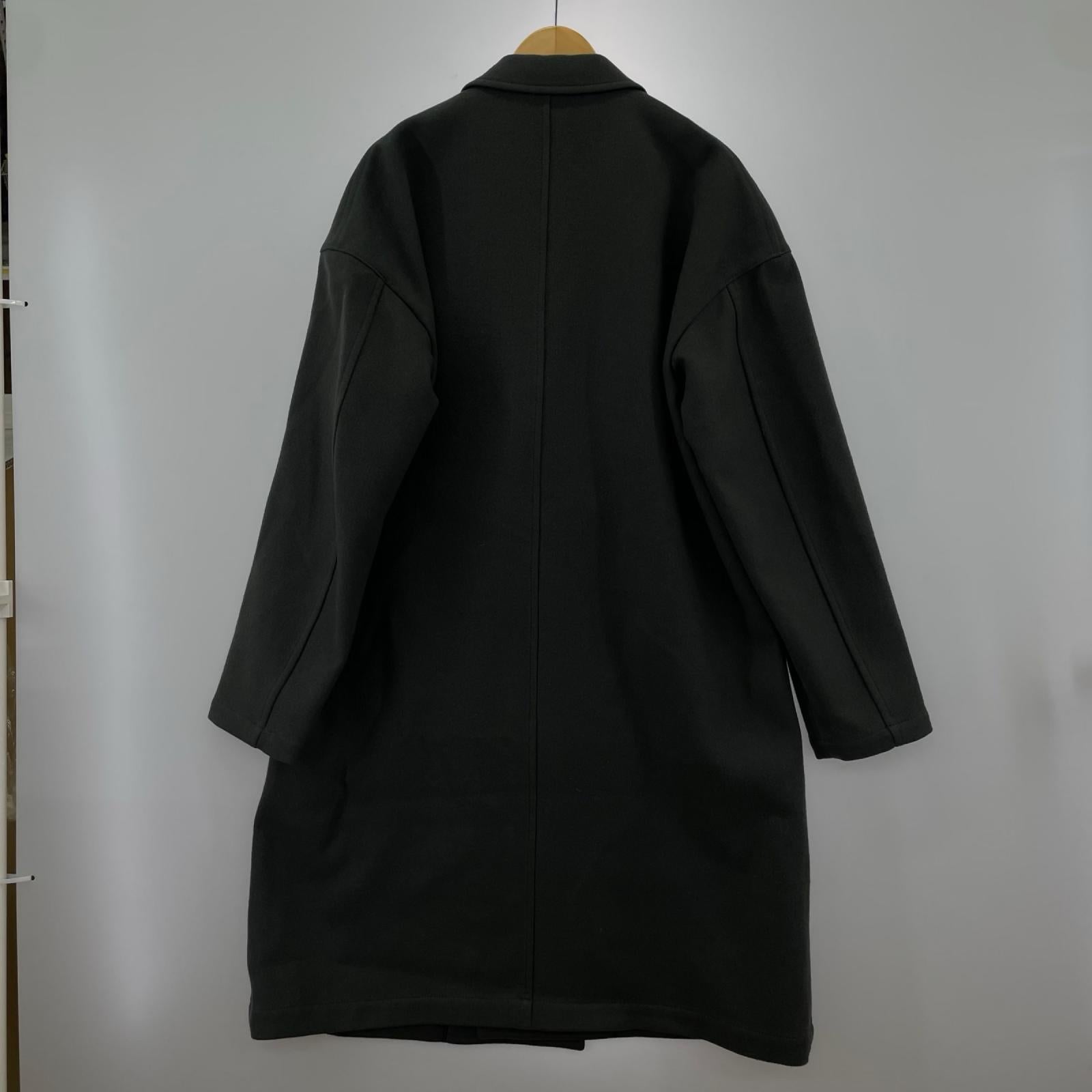 ジャケット 16FW LOOSE CHESTER FIELD COAT (46) 46 ブラック