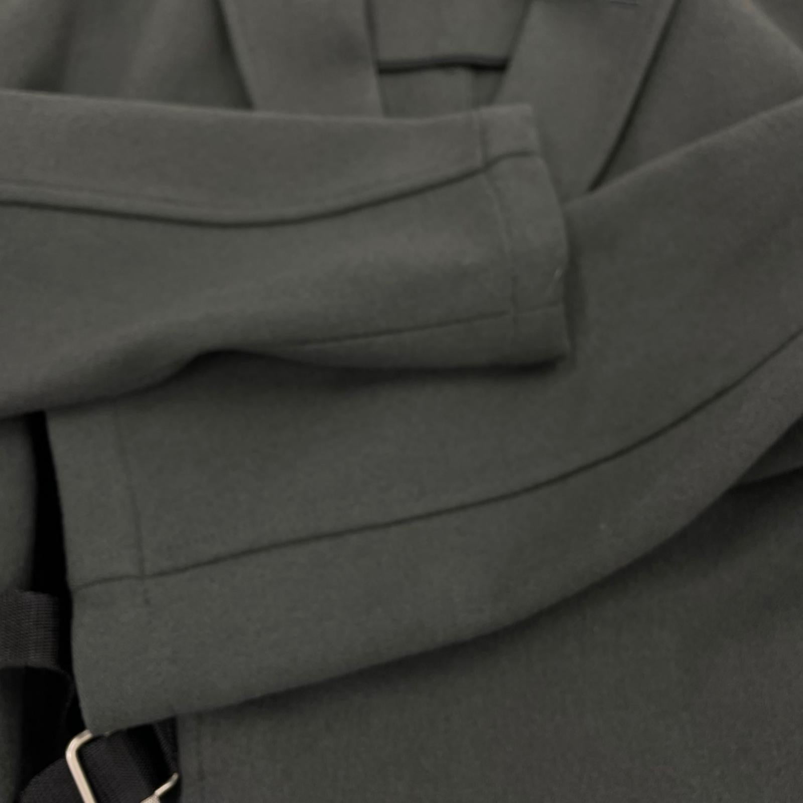ジャケット 16FW LOOSE CHESTER FIELD COAT (46) 46 ブラック