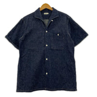 半袖シャツ WAREHOUSE lot.3091 DUCK DIGGER ﾃﾞﾆﾑｼｬﾂ (42) 42 ネイビー