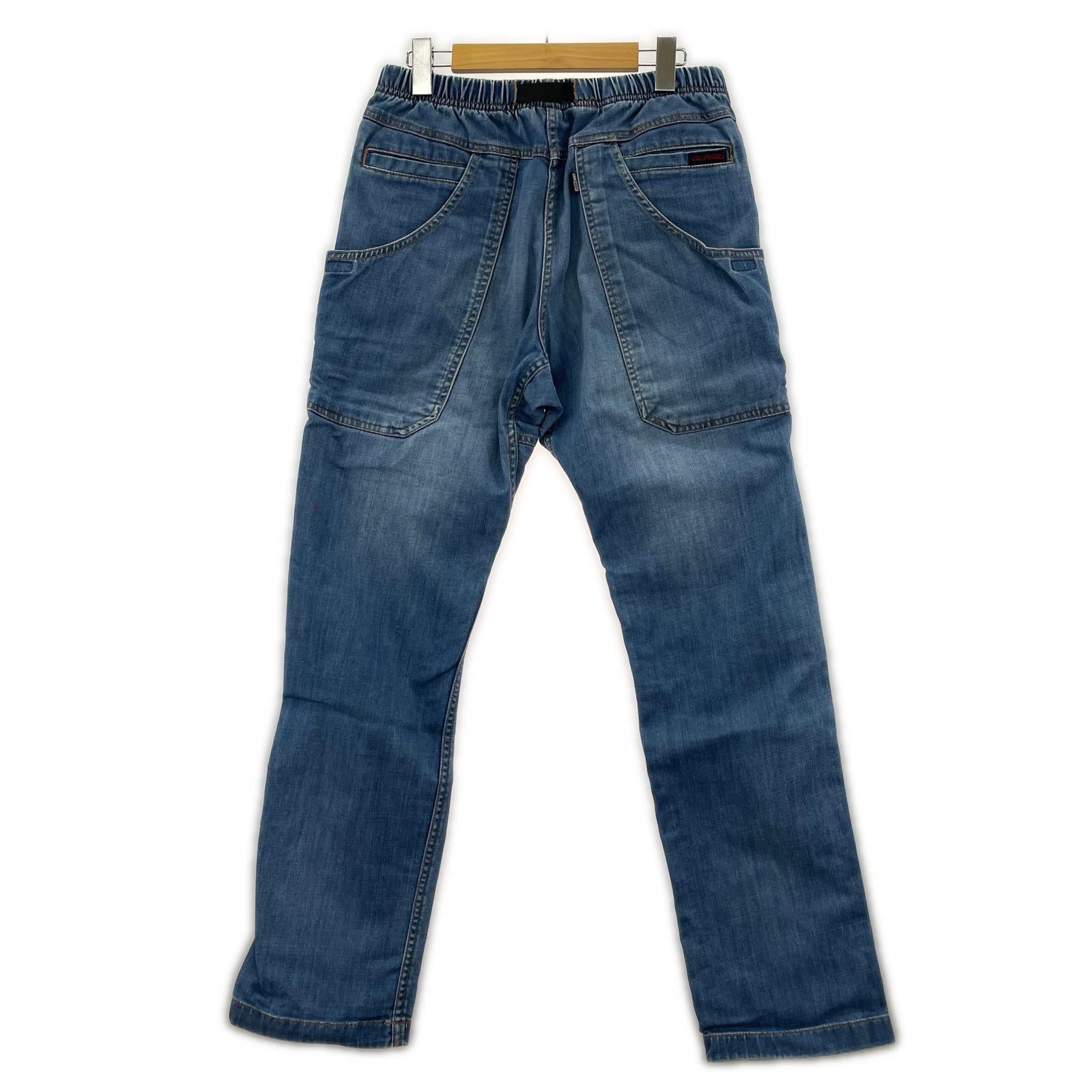 デニムパンツ Gramicci ×GRIP SWANY ﾃﾞﾆﾑｸﾗｲﾐﾝｸﾞﾊﾟﾝﾂ GUP-19S846 ｲﾝﾃﾞｨｺﾞ (M) M ブルー