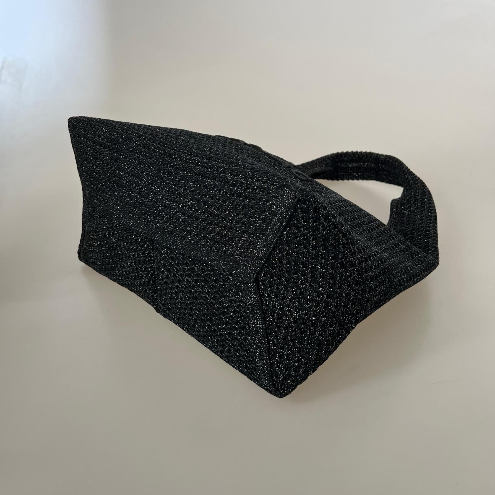 トートバッグ THE CROCHET SACK BAG ブラック