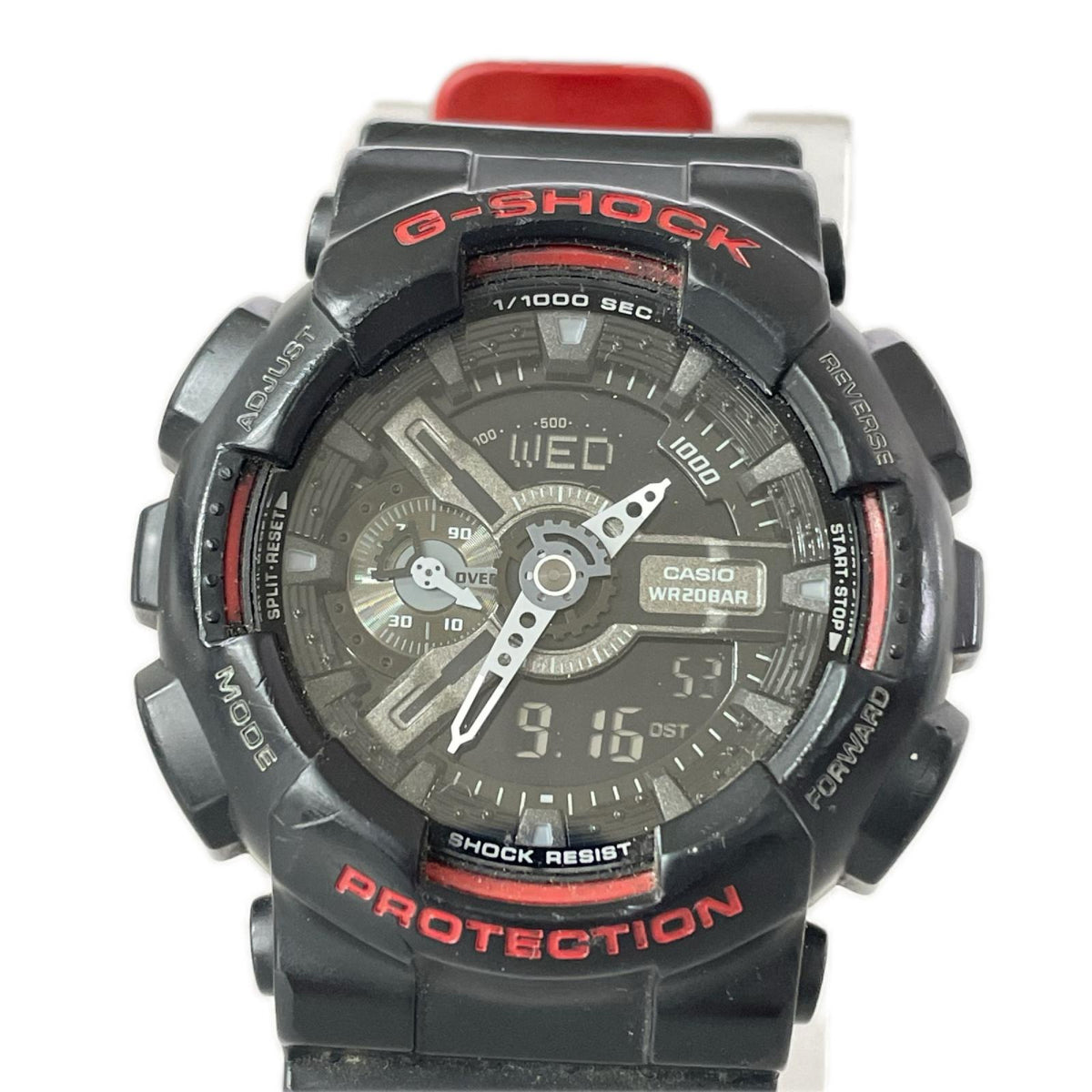 腕時計 ｱﾅﾃﾞｼﾞ ｸｫｰﾂ ﾗﾊﾞｰ GA-110HR-1AJF 黒 ブラック