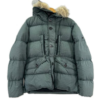 ダウンジャケット Resin Poplin Down-TC Fur Hood JKT GRN M M グリーン