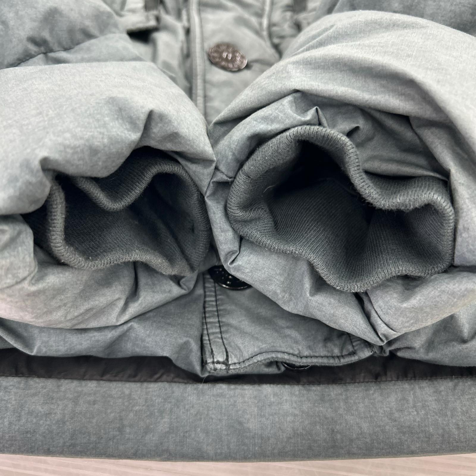 ダウンジャケット Resin Poplin Down-TC Fur Hood JKT GRN M M グリーン