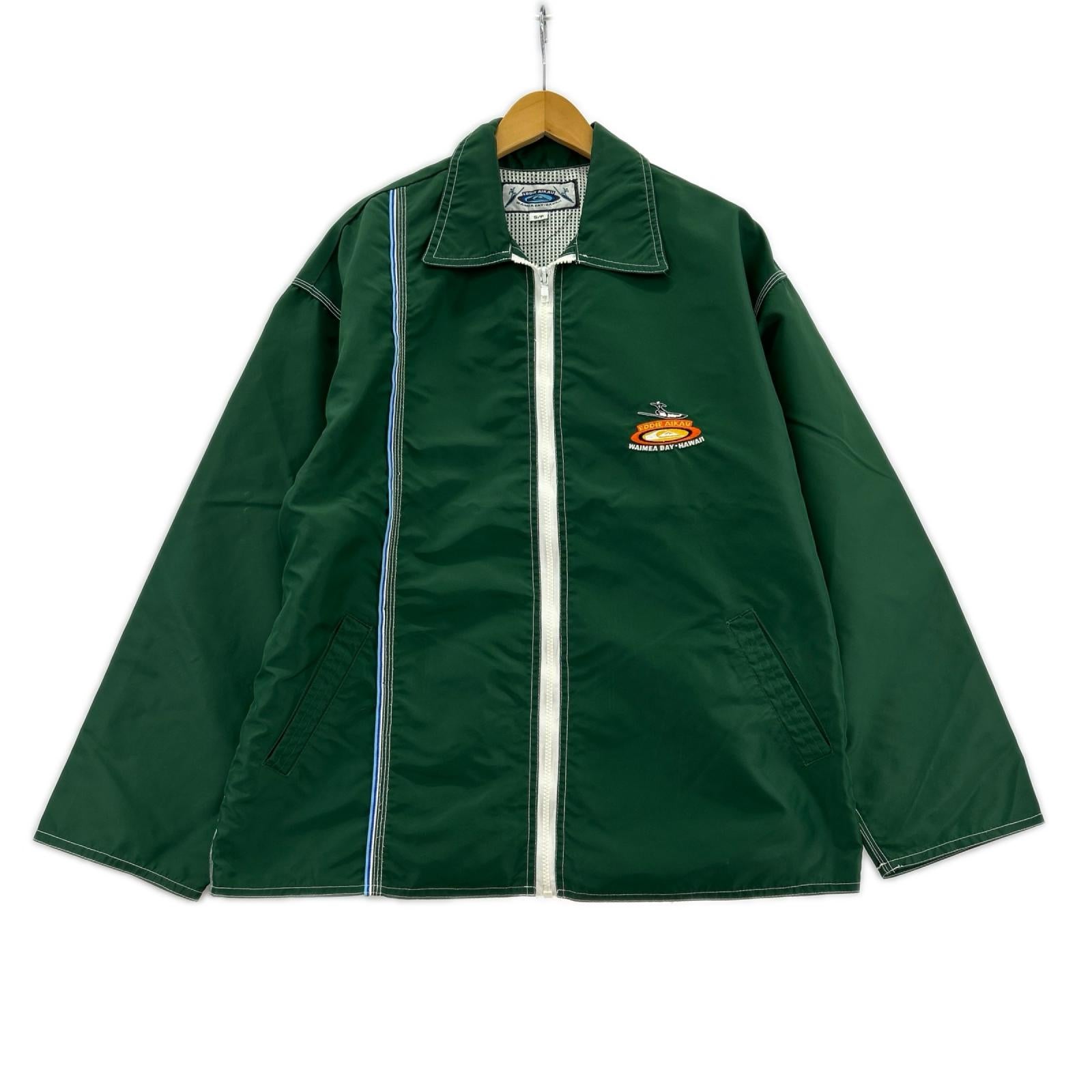 ジャケット 90s EDDIE AIKAU 大会記念ｼﾞｬｹｯﾄ GRN S S グリーン