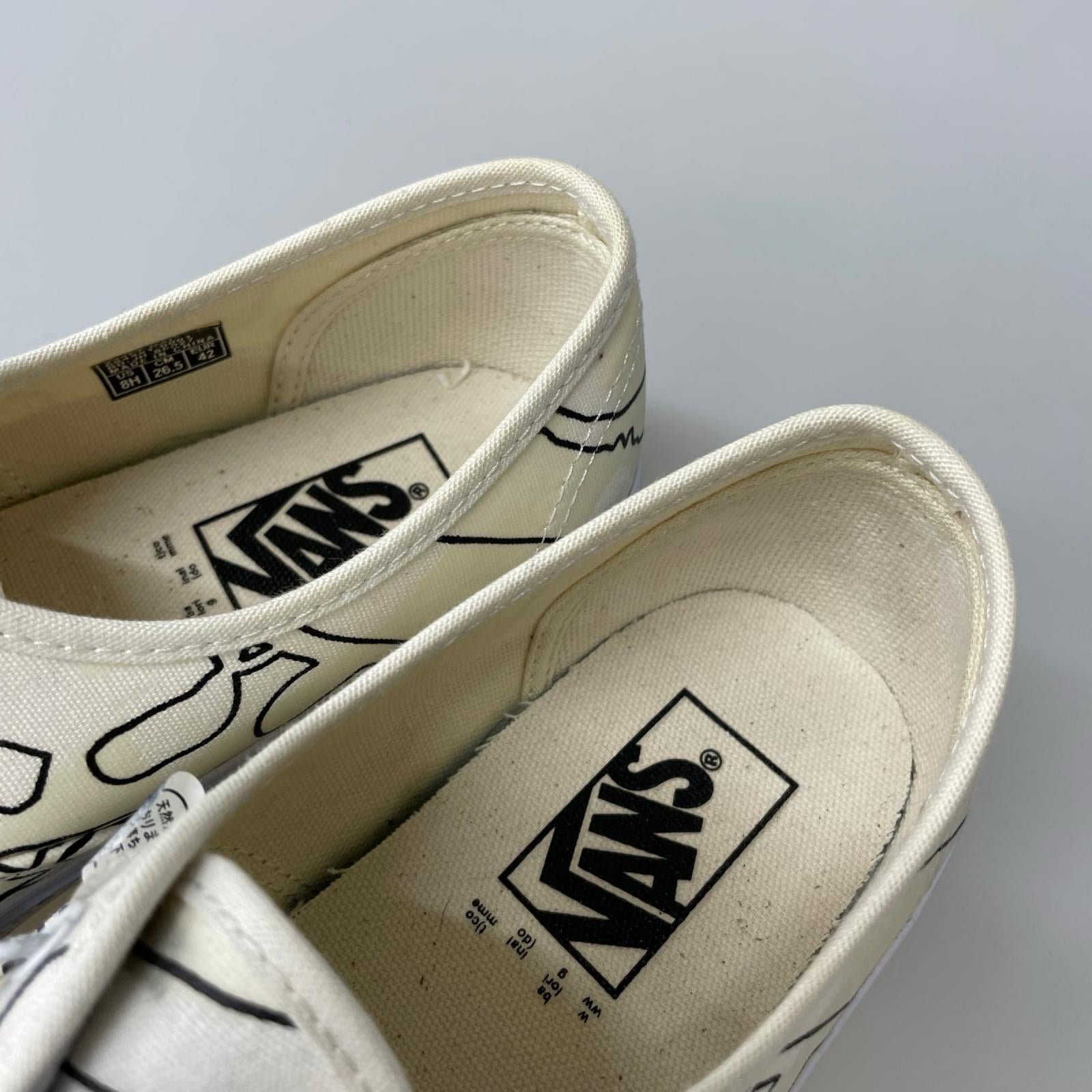 スニーカー ×VANS Authentic NATURAL 26.5cm 26.5cm (US8 1/2 UK8 EU43) ホワイト