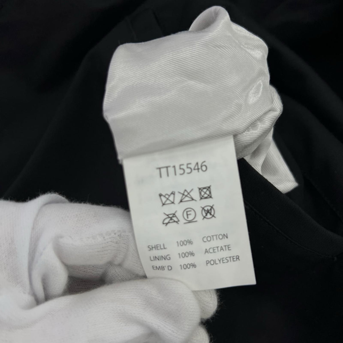 ジャケット ﾍﾞﾄｼﾞｬﾝ ﾌﾞﾗｯｸ TT15546（L） L ブラック