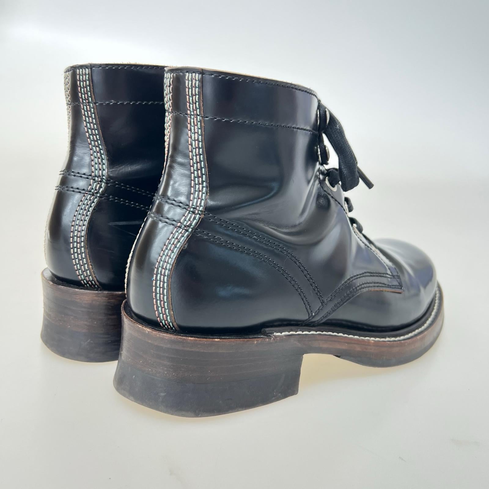 ブーツ WORK BOOTS SAXON GLASS LEATHER （US8/26cm） ブラック