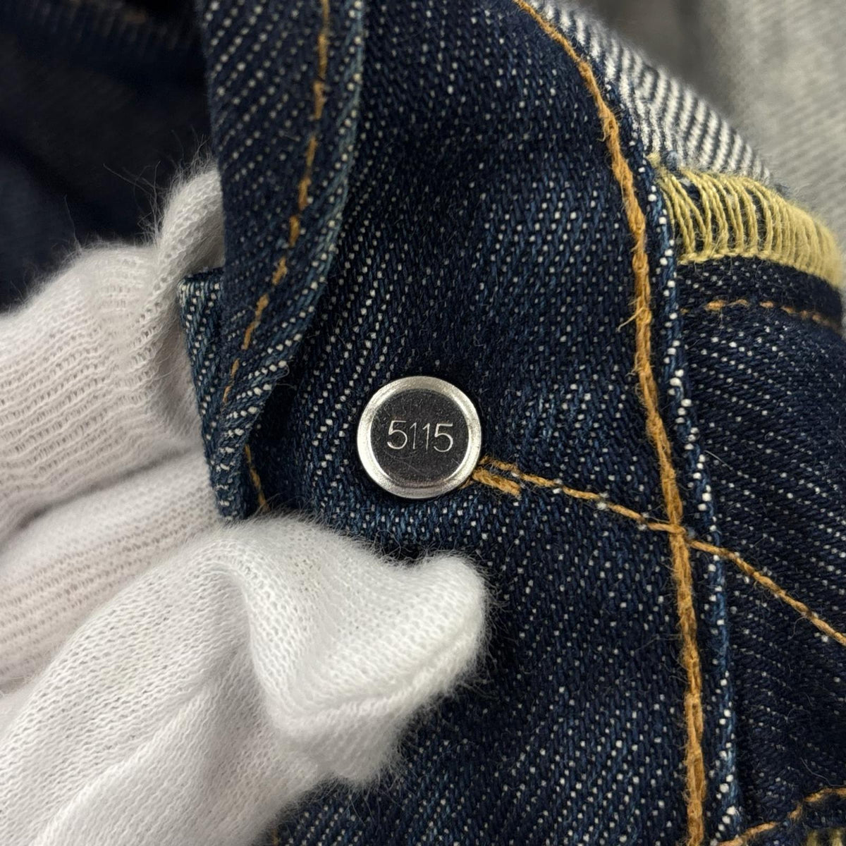 デニムパンツ PREMIUM 511 ｾﾙﾋﾞｯｼﾞ 米国製 W33 33 ネイビー