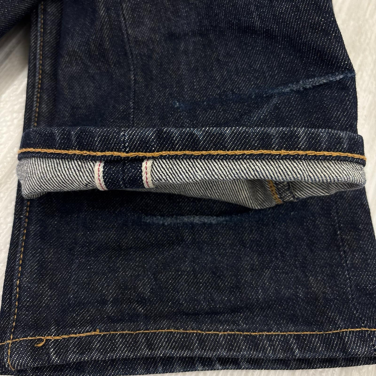 デニムパンツ PREMIUM 511 ｾﾙﾋﾞｯｼﾞ 米国製 W33 33 ネイビー