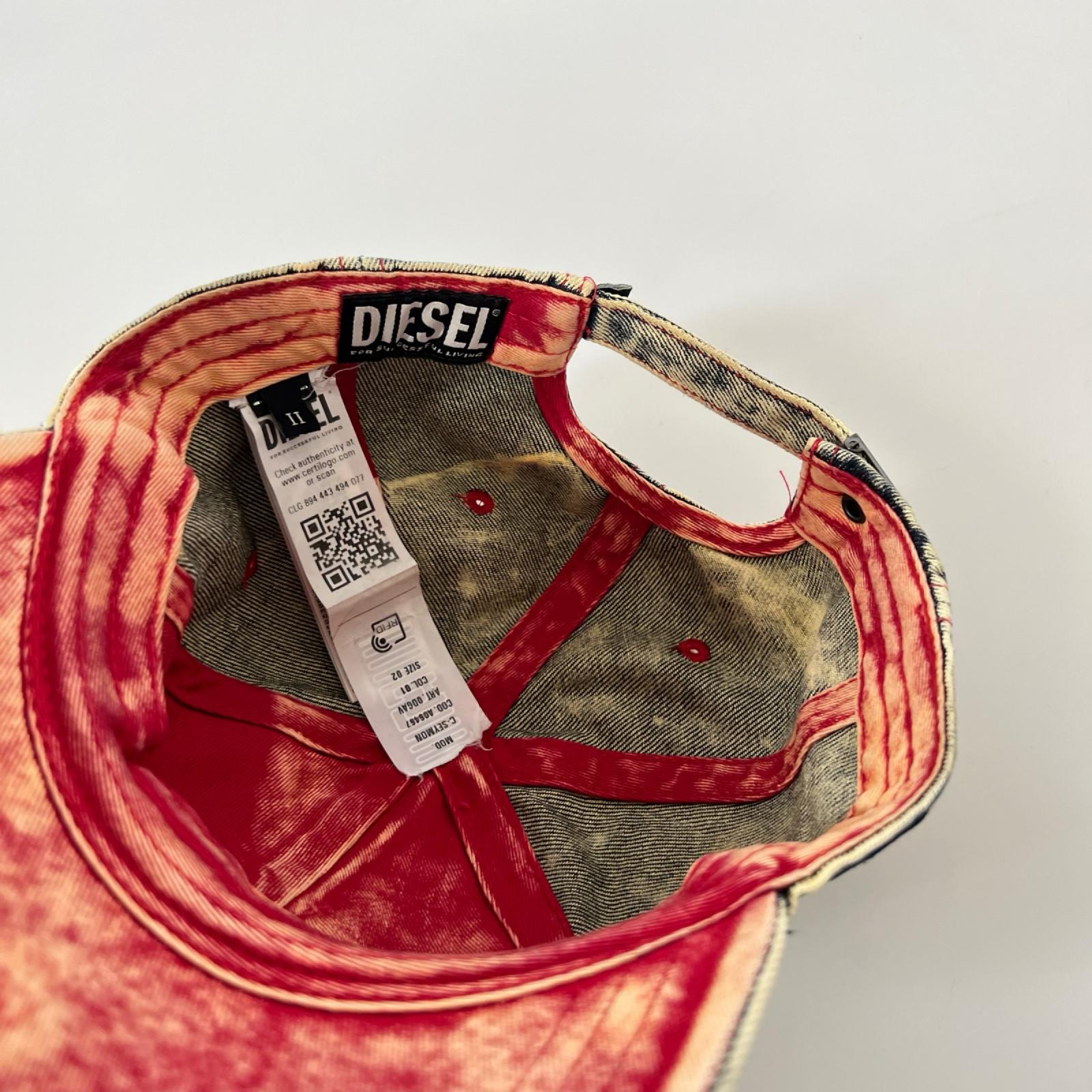 キャップ DIESEL C-SEYMON Dﾛｺﾞ ﾃﾞﾆﾑｷｬｯﾌﾟ 2 ネイビー