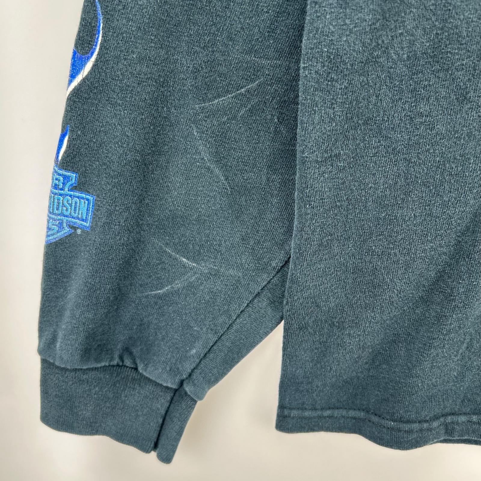 長袖Ｔシャツ 00s ﾌﾞﾙｰﾌﾚｲﾑ 黒 (2XL) ブラック