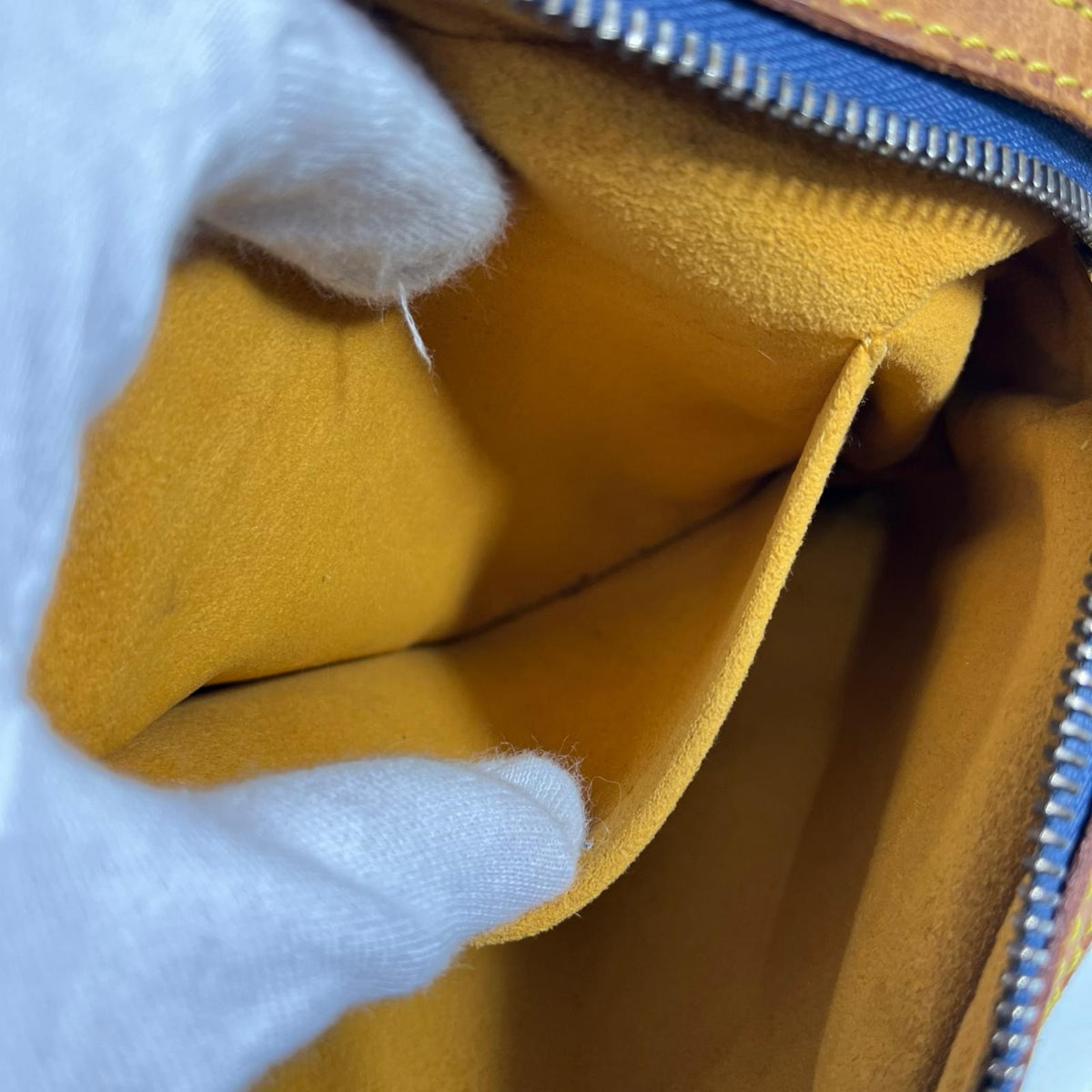 LV モノグラム デニム バムバッグ M95347