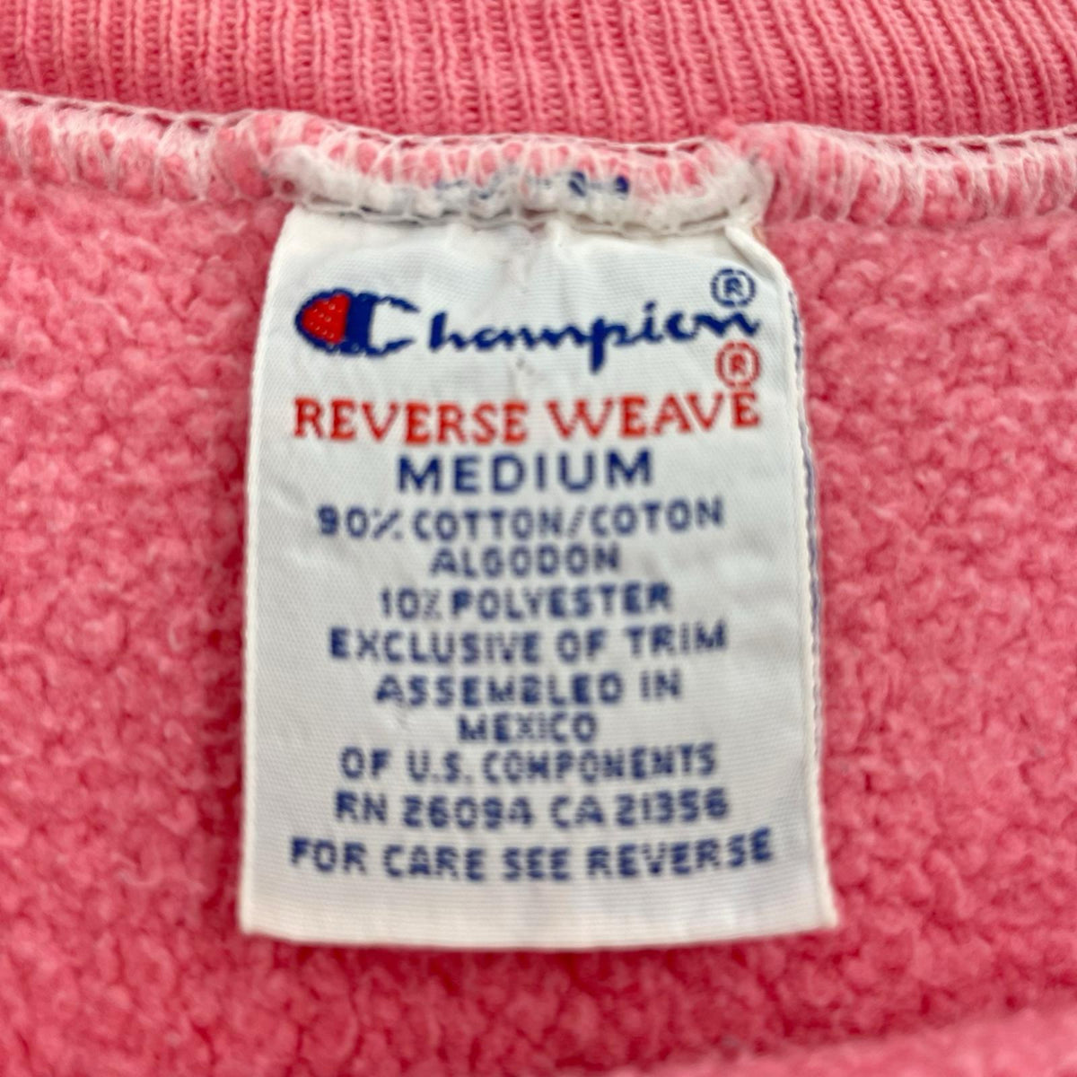 スウェット REVERSE WEAVE ピンク M M ピンク