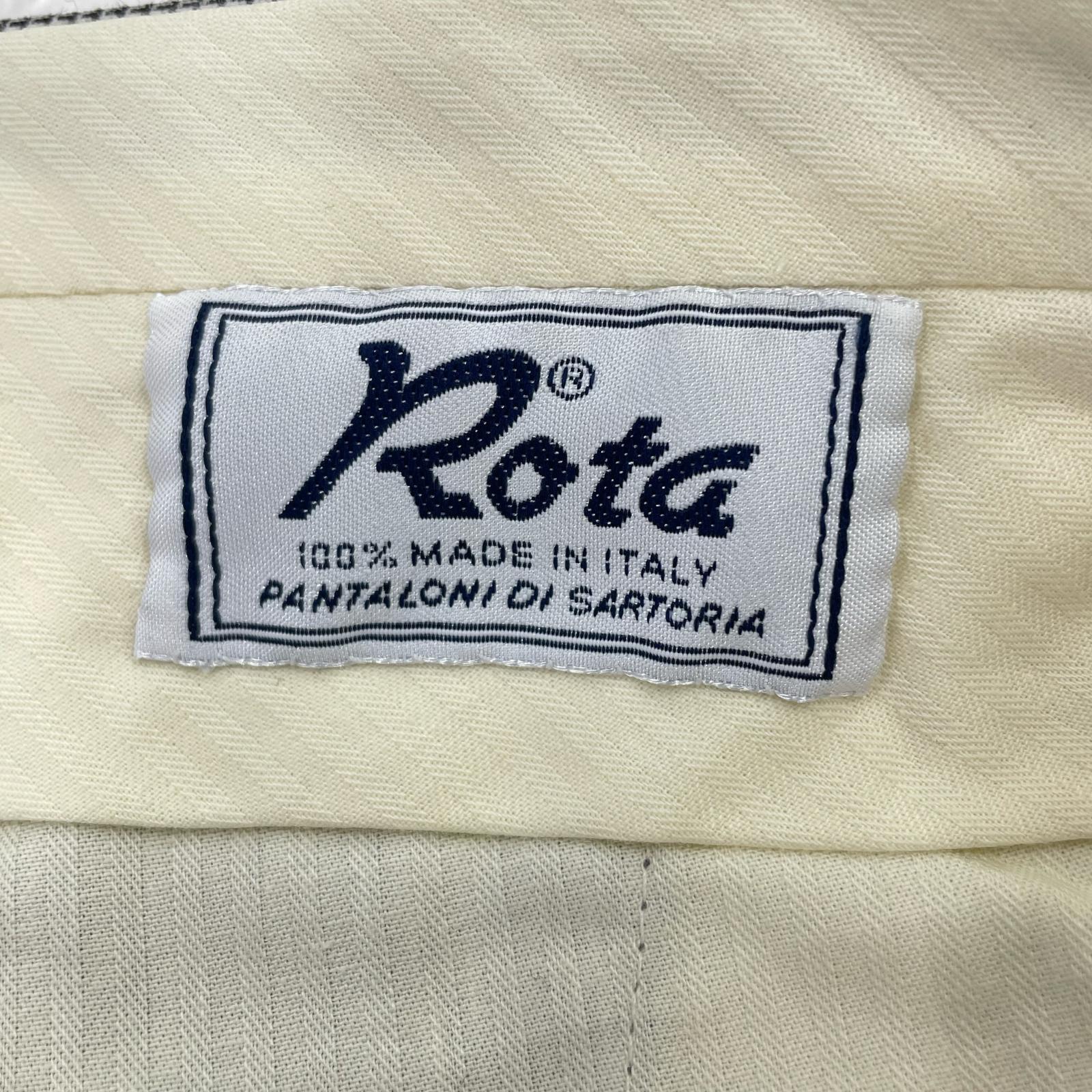 パンツ Rota 千鳥 ﾁｪｯｸｽﾗｯｸｽ ｸﾞﾚｰ系