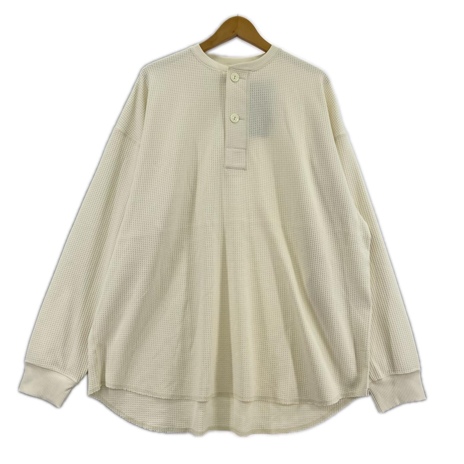 長袖Ｔシャツ E-33025W ﾀｸﾞ付き L ベージュ