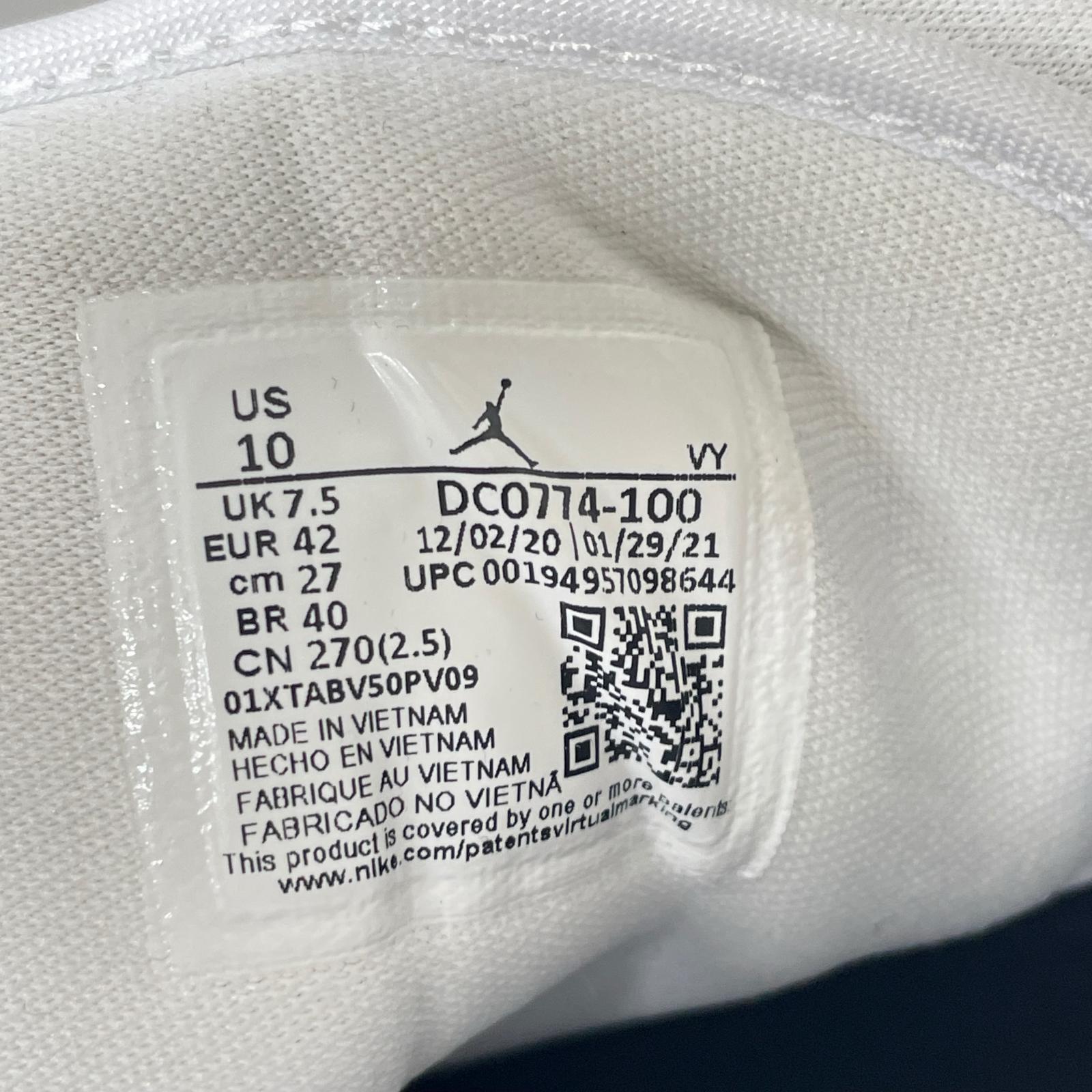 スニーカー Women's Air Jordan 1 Low (27) DC0774-100 27cm (US9 UK8 1/2 EU44)