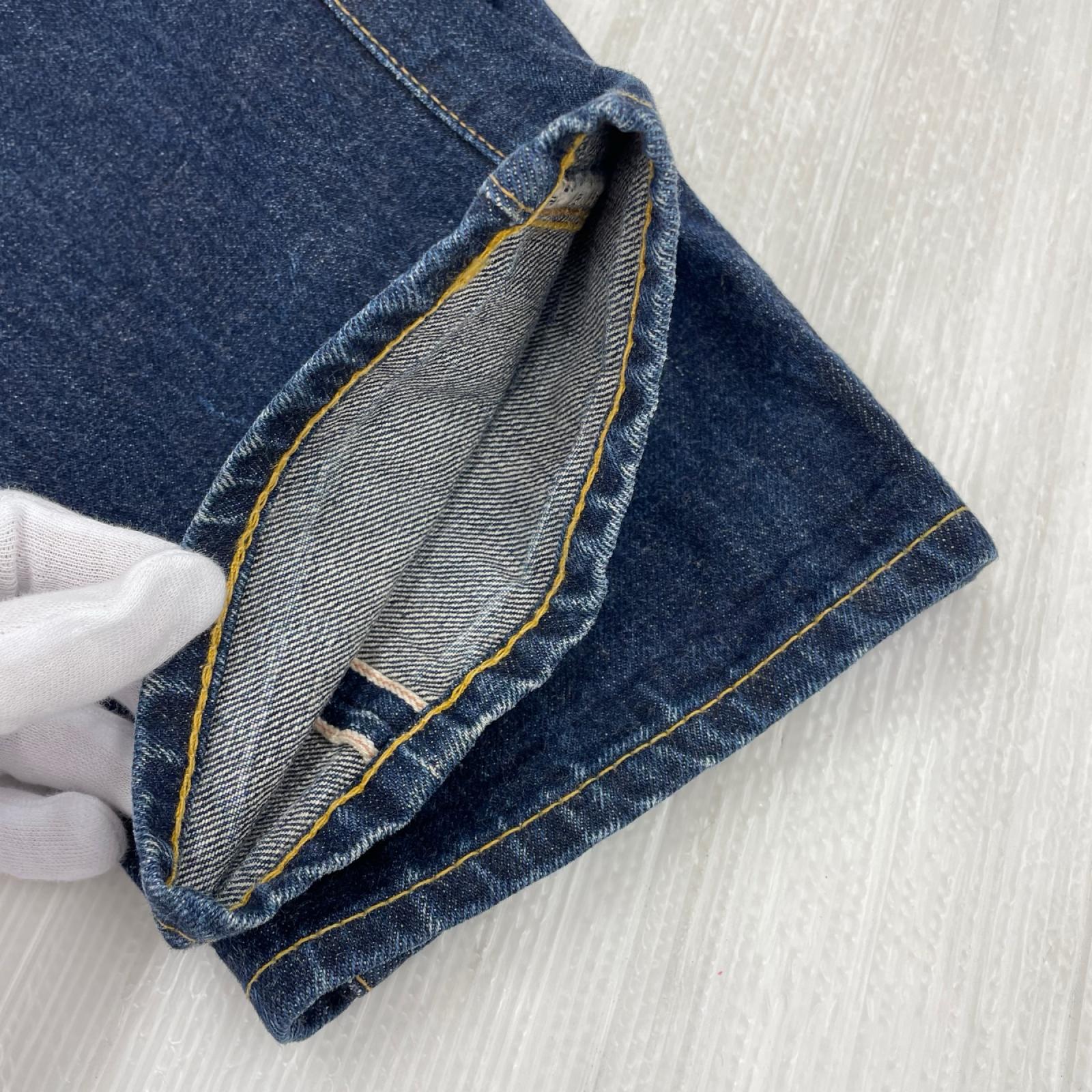 デニムパンツ USA製 SLIM STRAIGHT DENIM (W29) 紺 29 ネイビー
